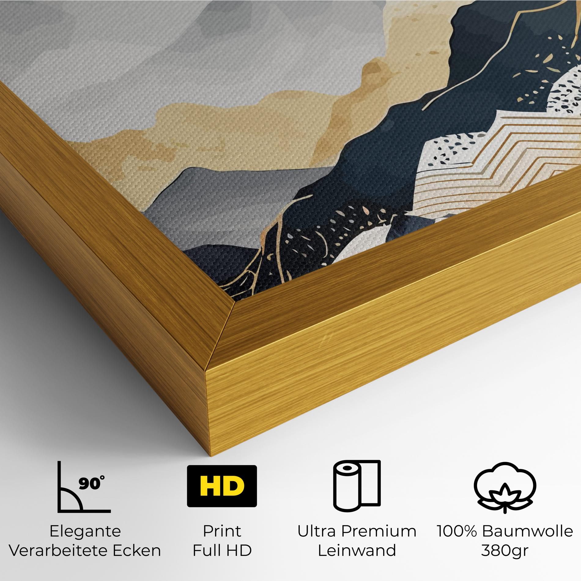 Gold Grey Mountain mockup 4