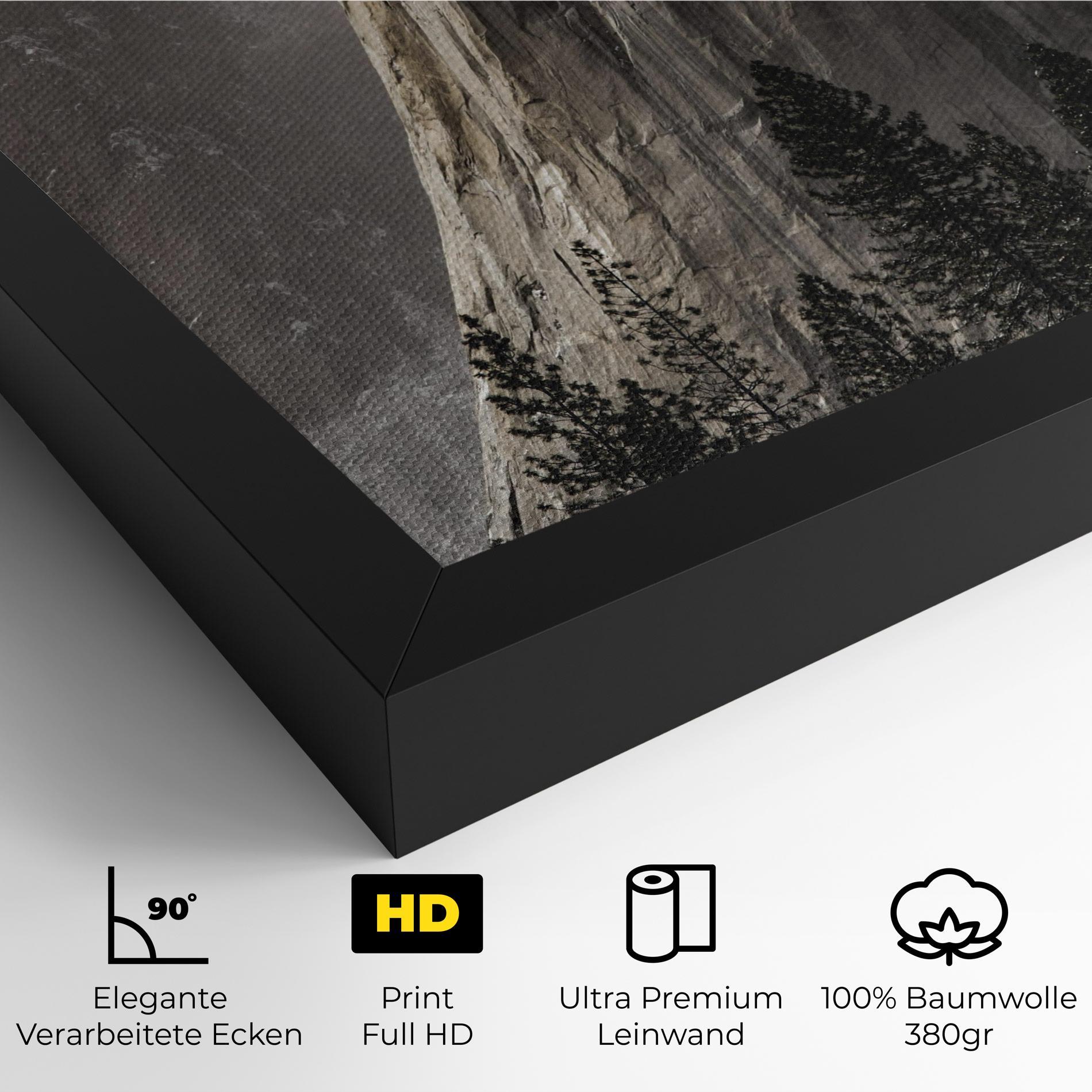 Leinwandbild Green Tree Mountain mockup 4