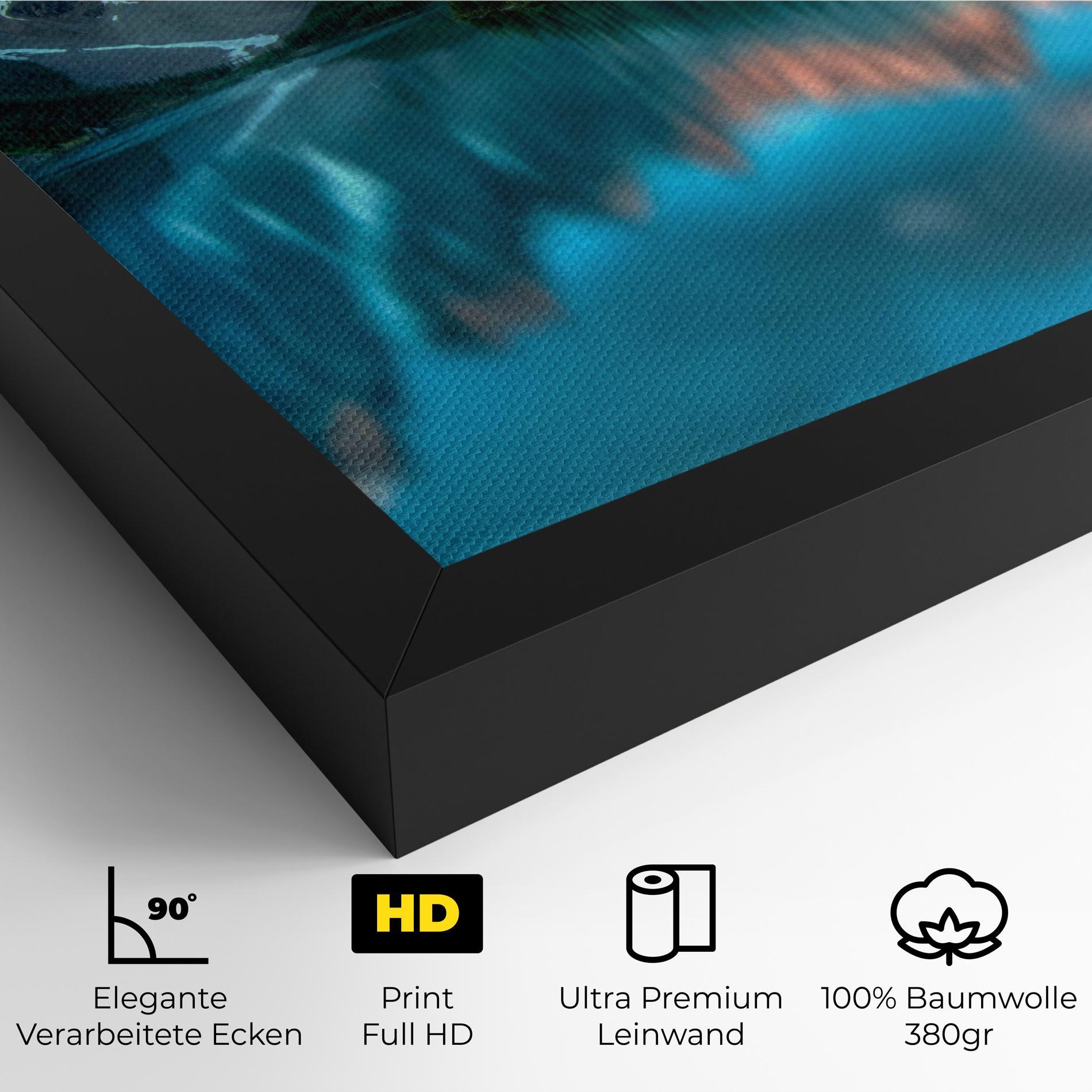 Leinwandbild Lake Reflection mockup 4