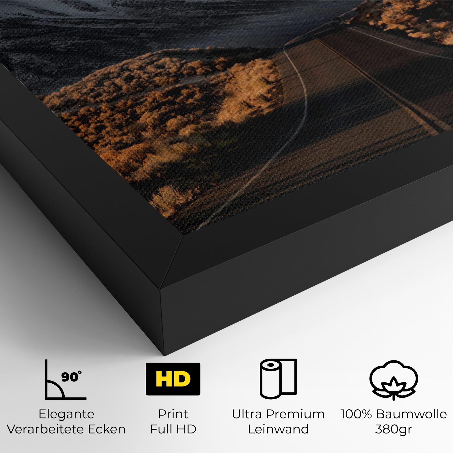 Leinwandbild Nice Mountain Road mockup 4