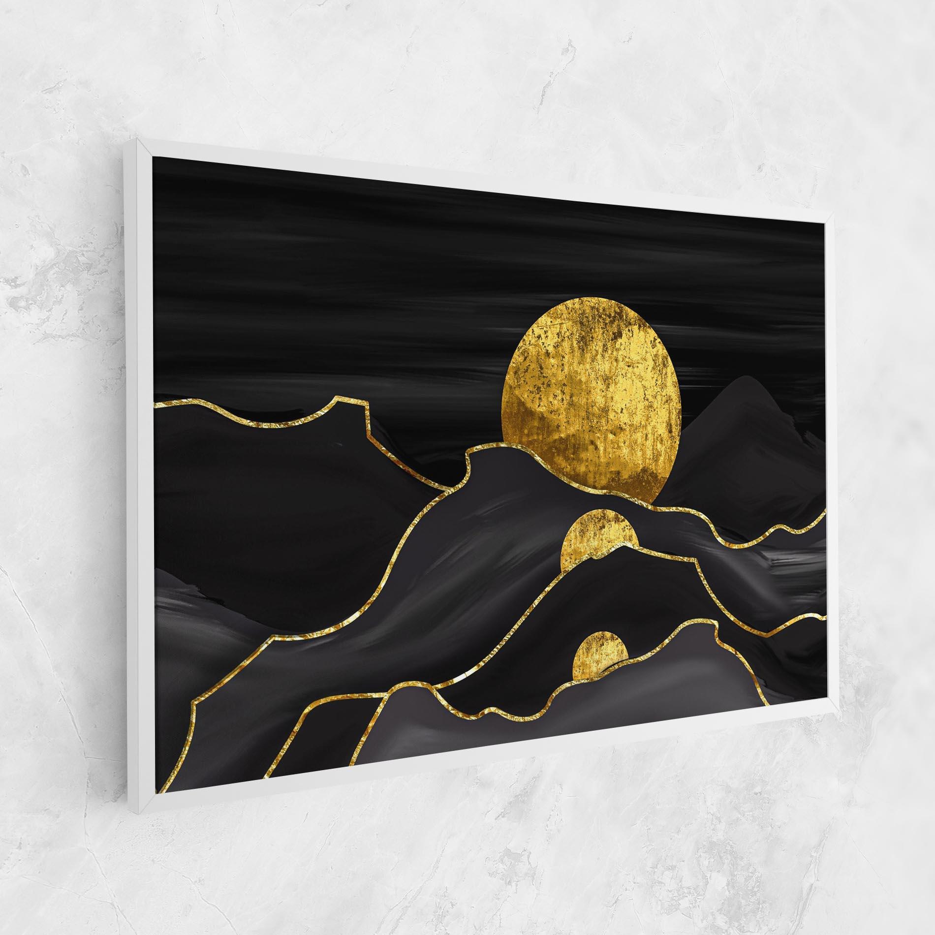 Leinwandbild Black Moutains mockup 1