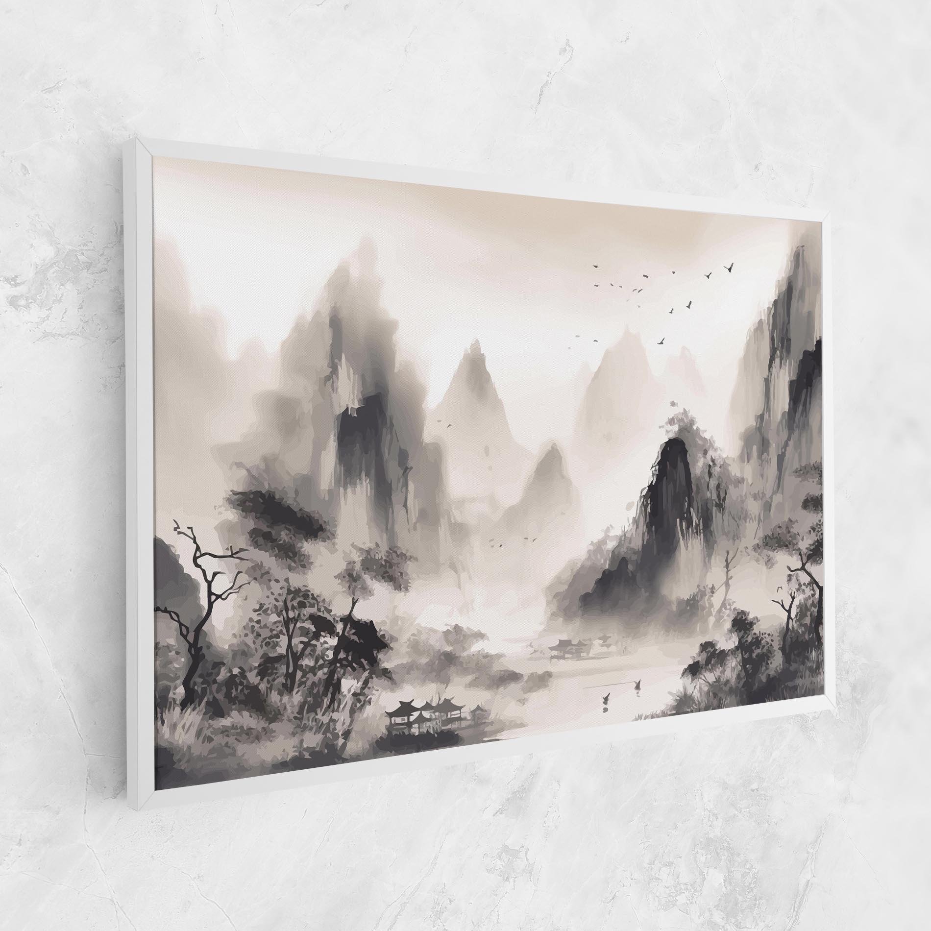 Leinwandbild Far Away Mountain mockup 1