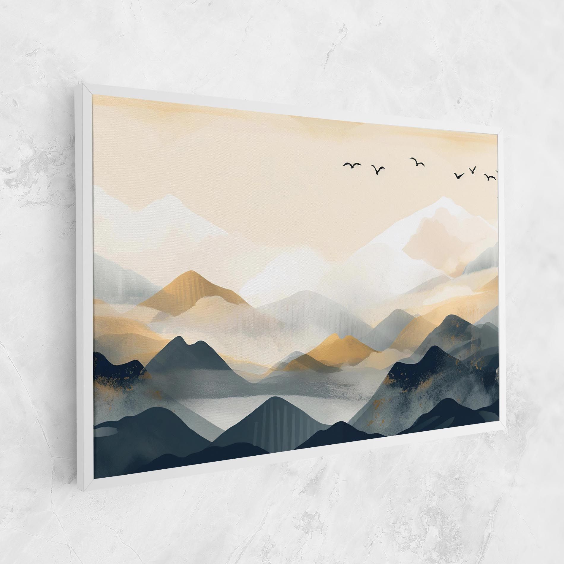 Gold Foggy Blue mockup 1