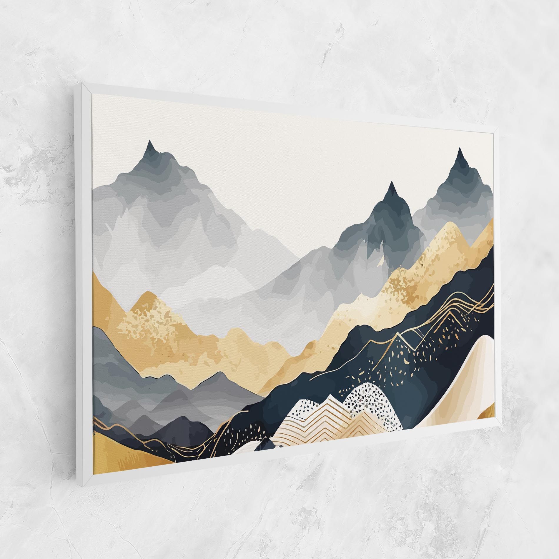Gold Grey Mountain mockup 1