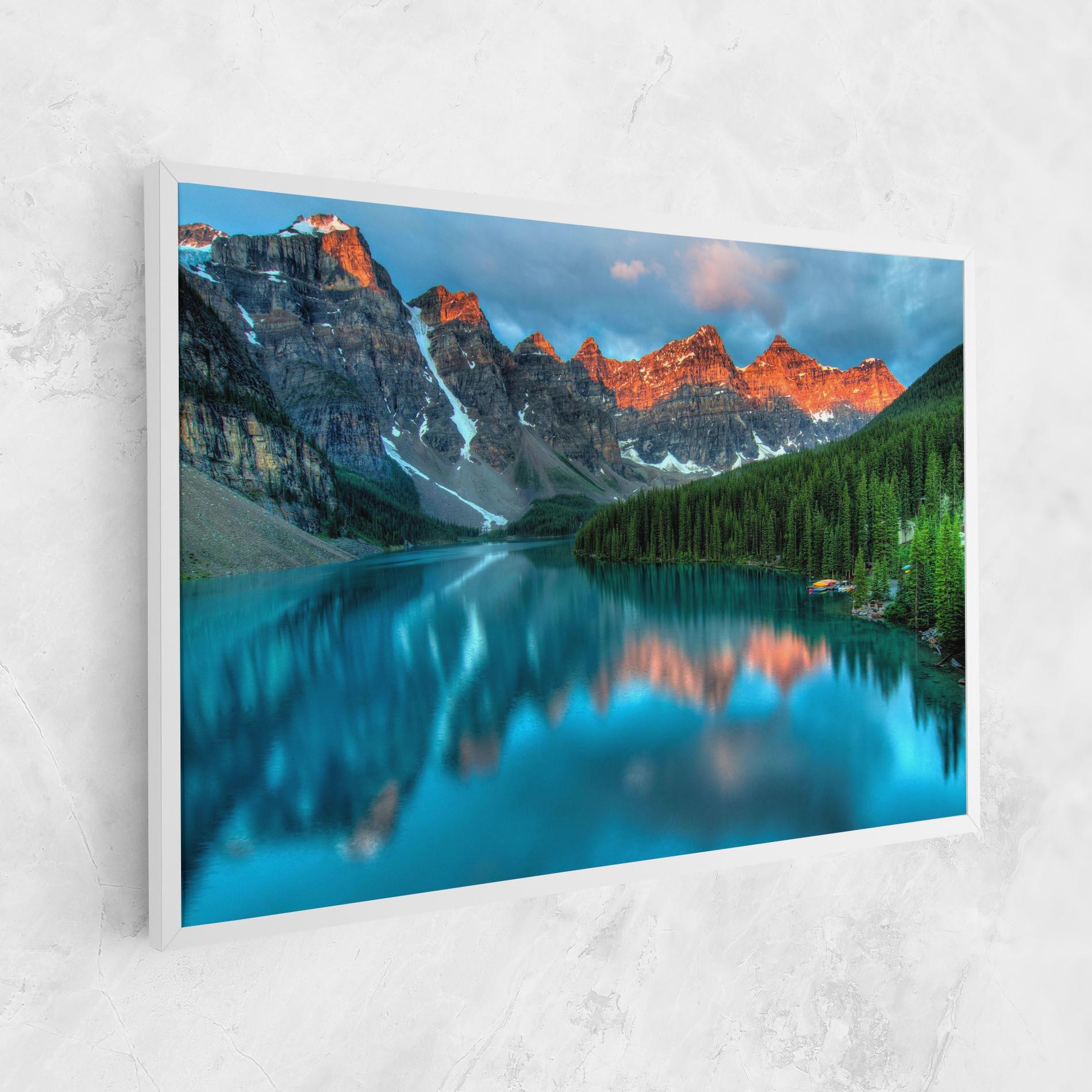 Leinwandbild Lake Reflection mockup 1
