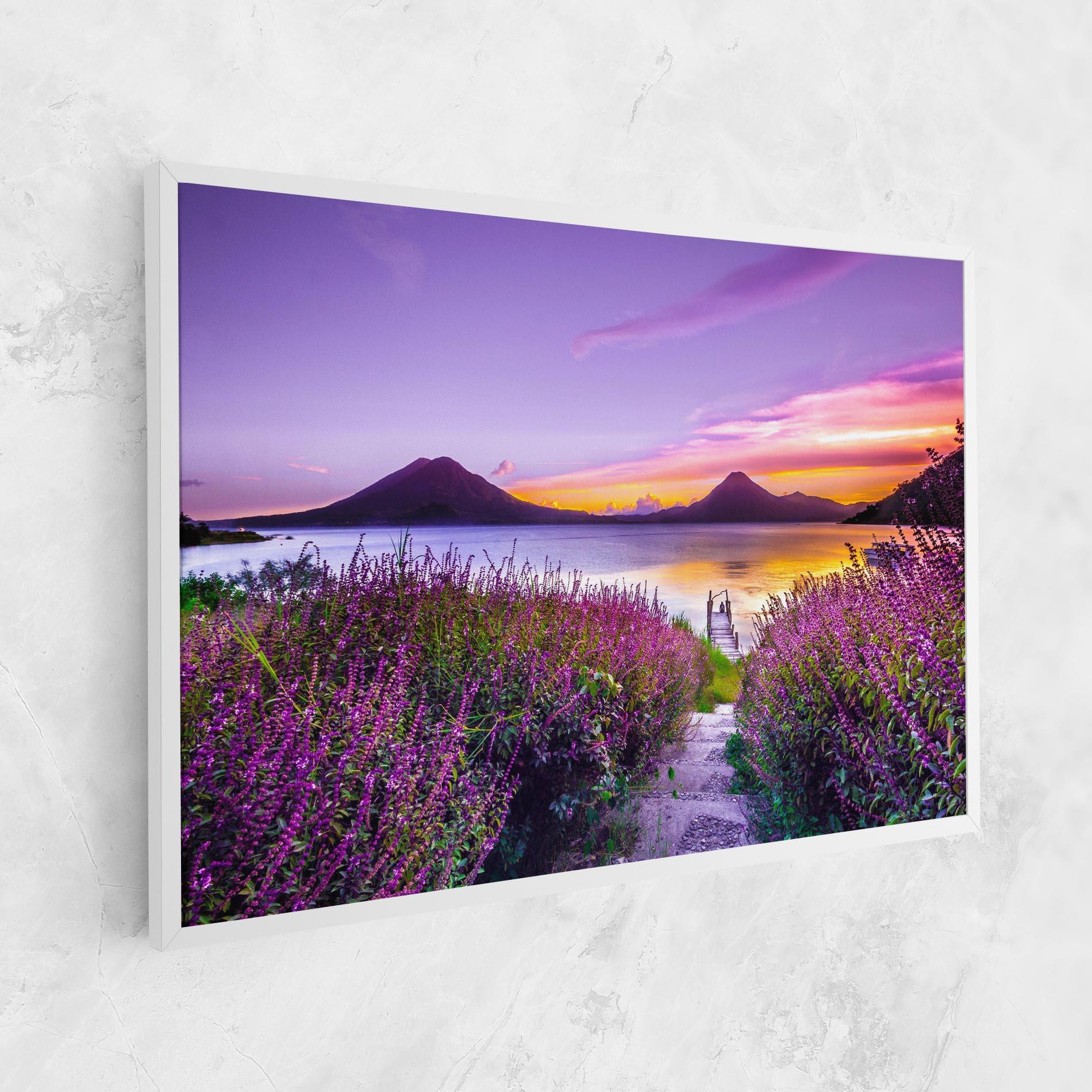 Leinwandbild Purple Lake mockup 1