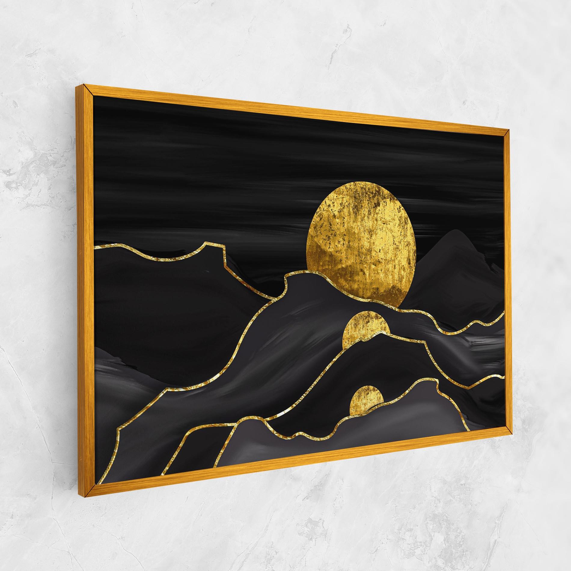 Leinwandbild Black Moutains mockup 1
