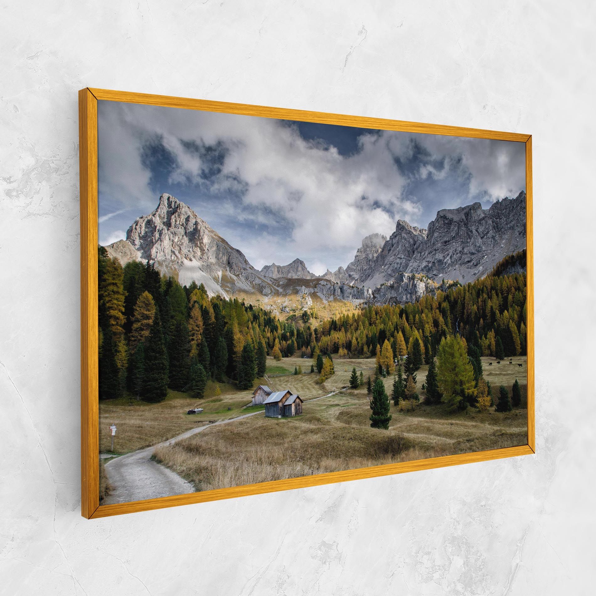 Cloudy Mountains View mockup 1