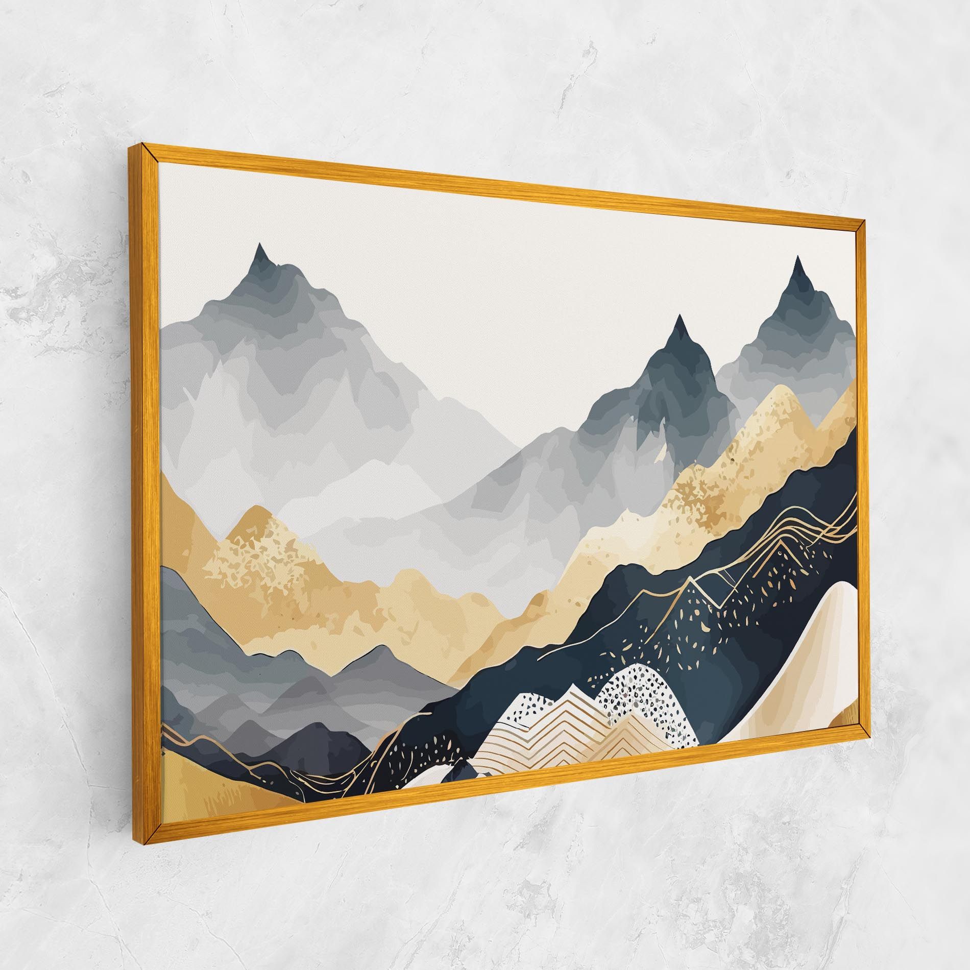 Gold Grey Mountain mockup 1