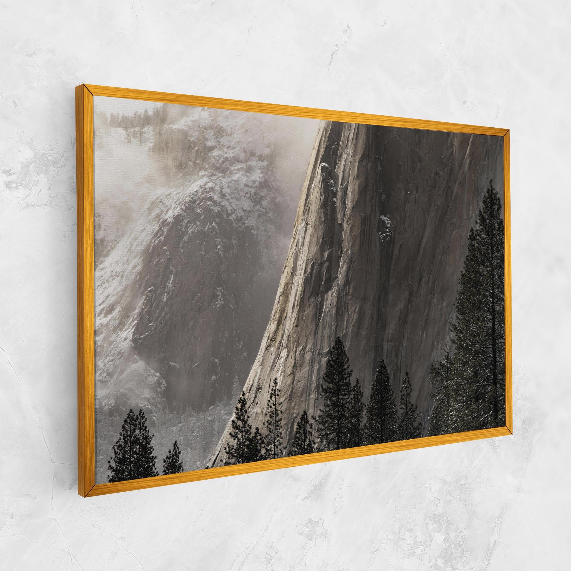 Leinwandbild Green Tree Mountain mockup 1