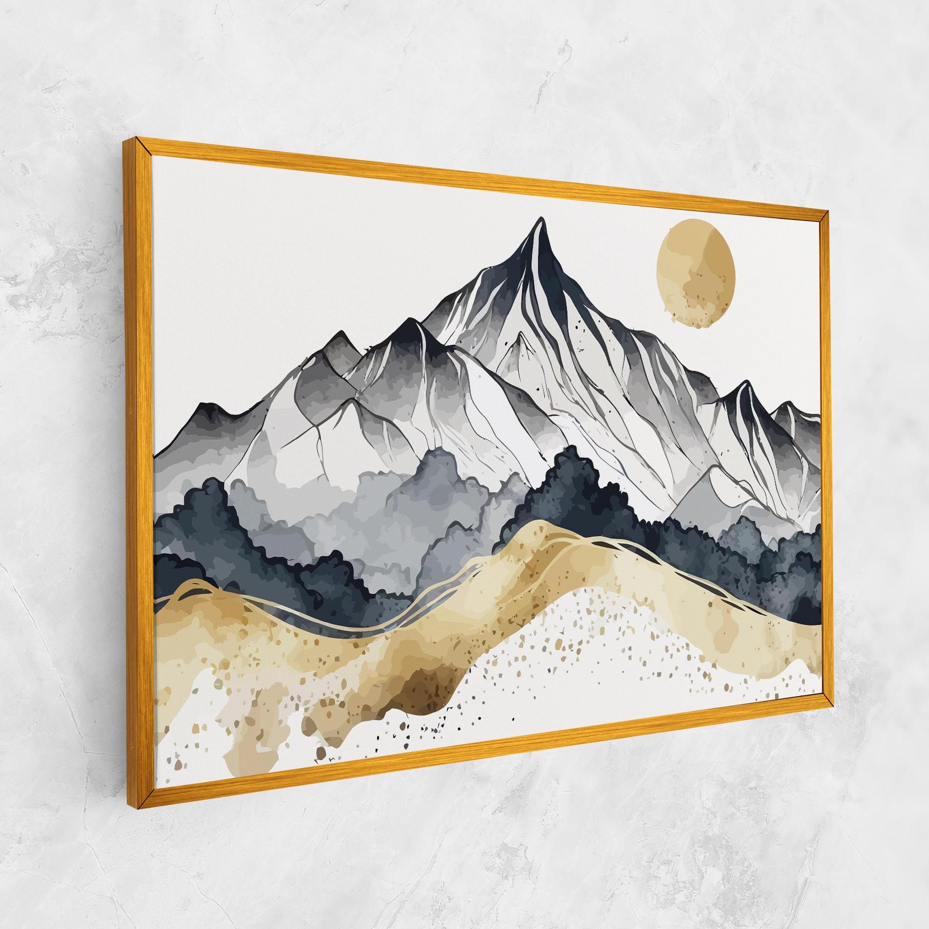 Grey Gold Mountain mockup 1