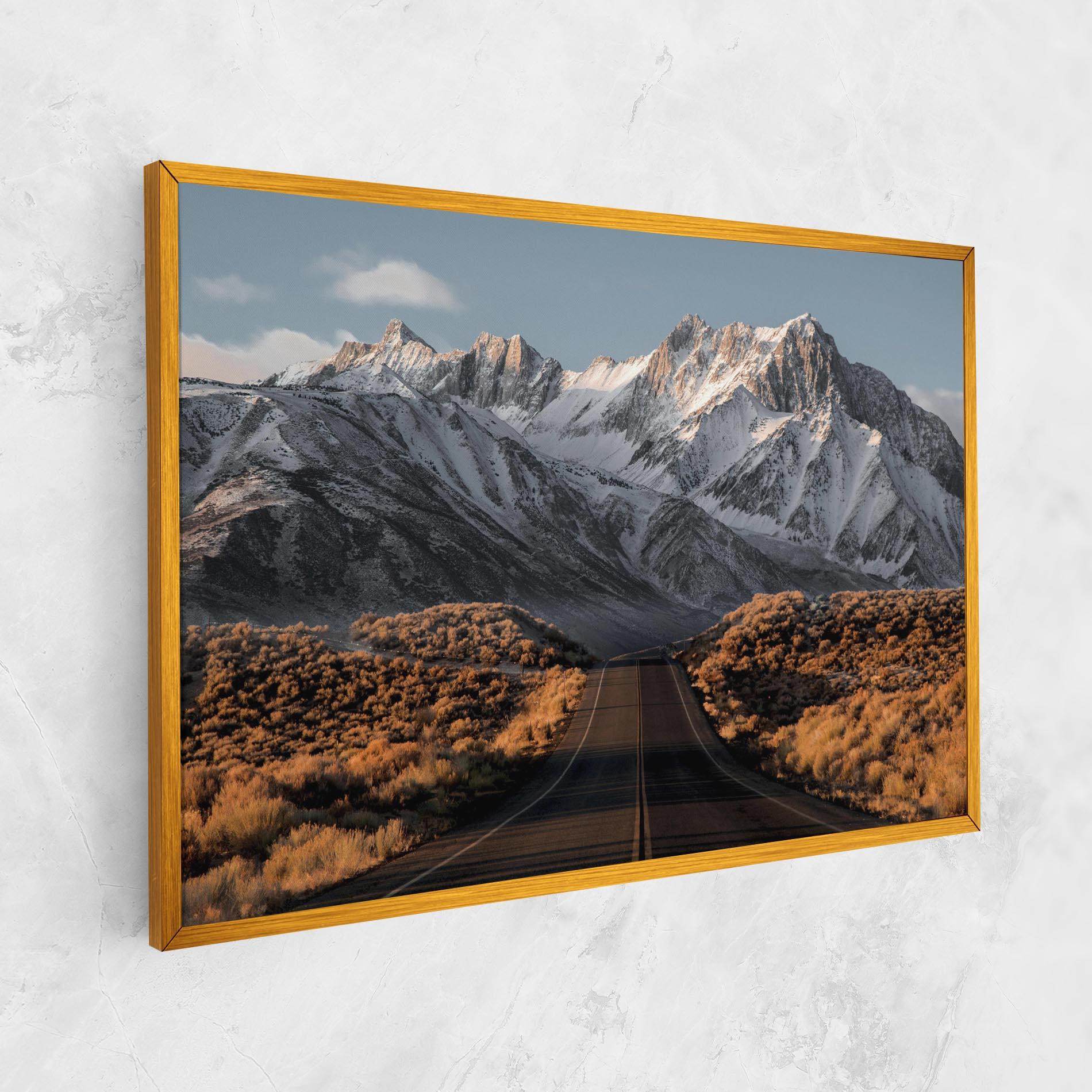 Leinwandbild Nice Mountain Road mockup 1