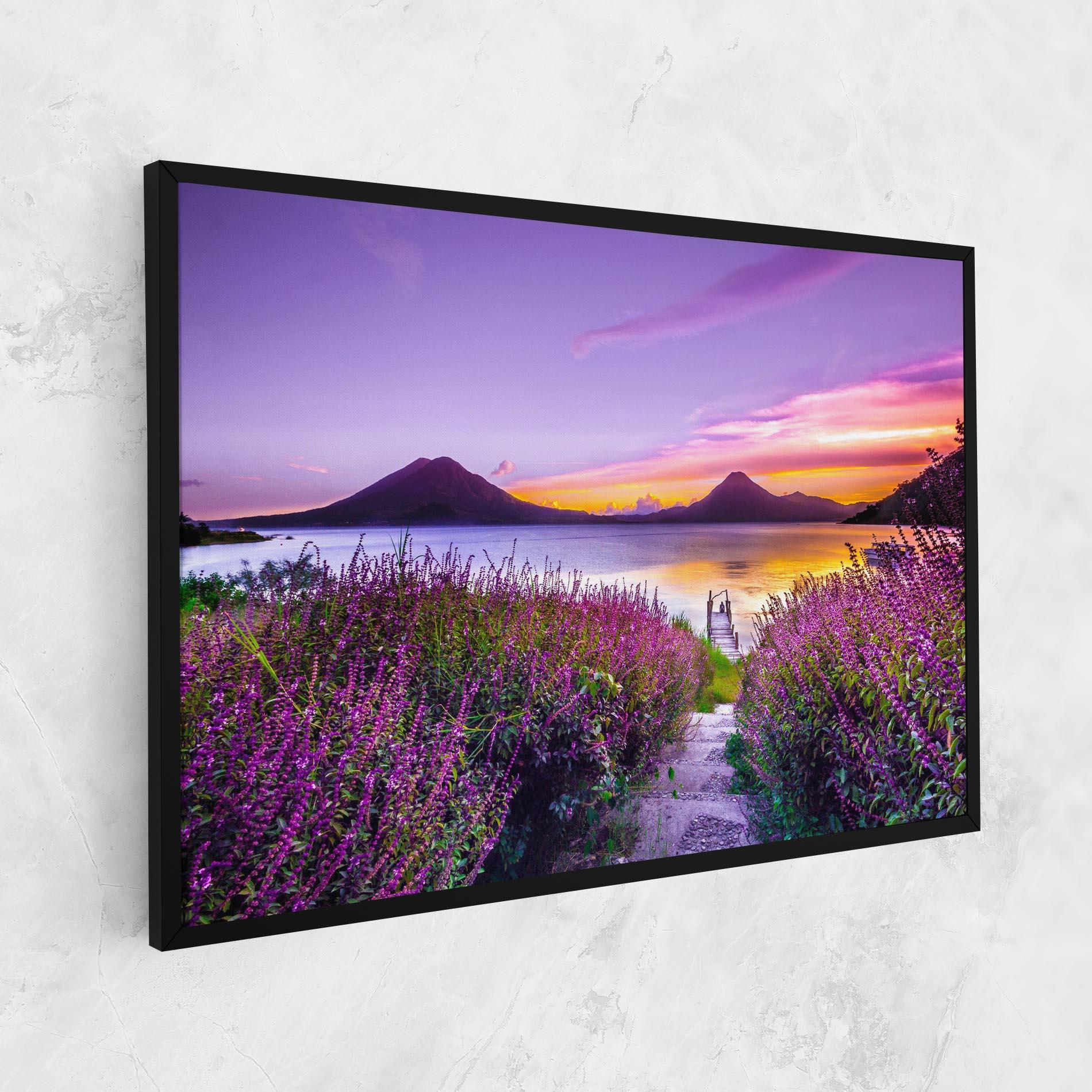 Leinwandbild Purple Lake mockup 1