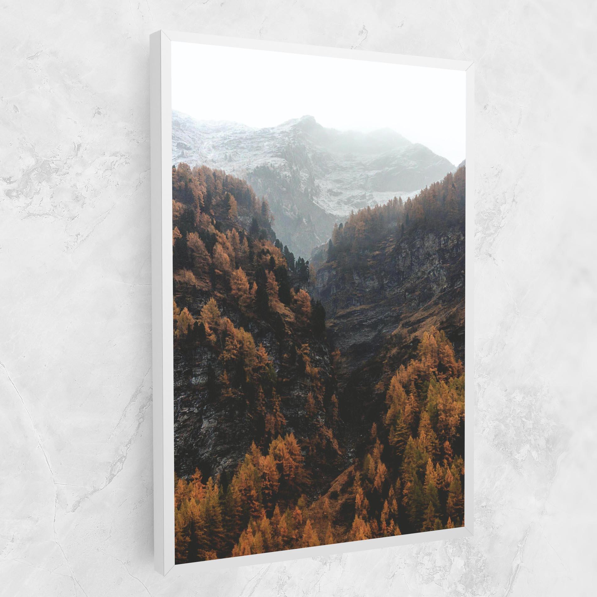 Leinwandbild Autumn Mountain mockup 1