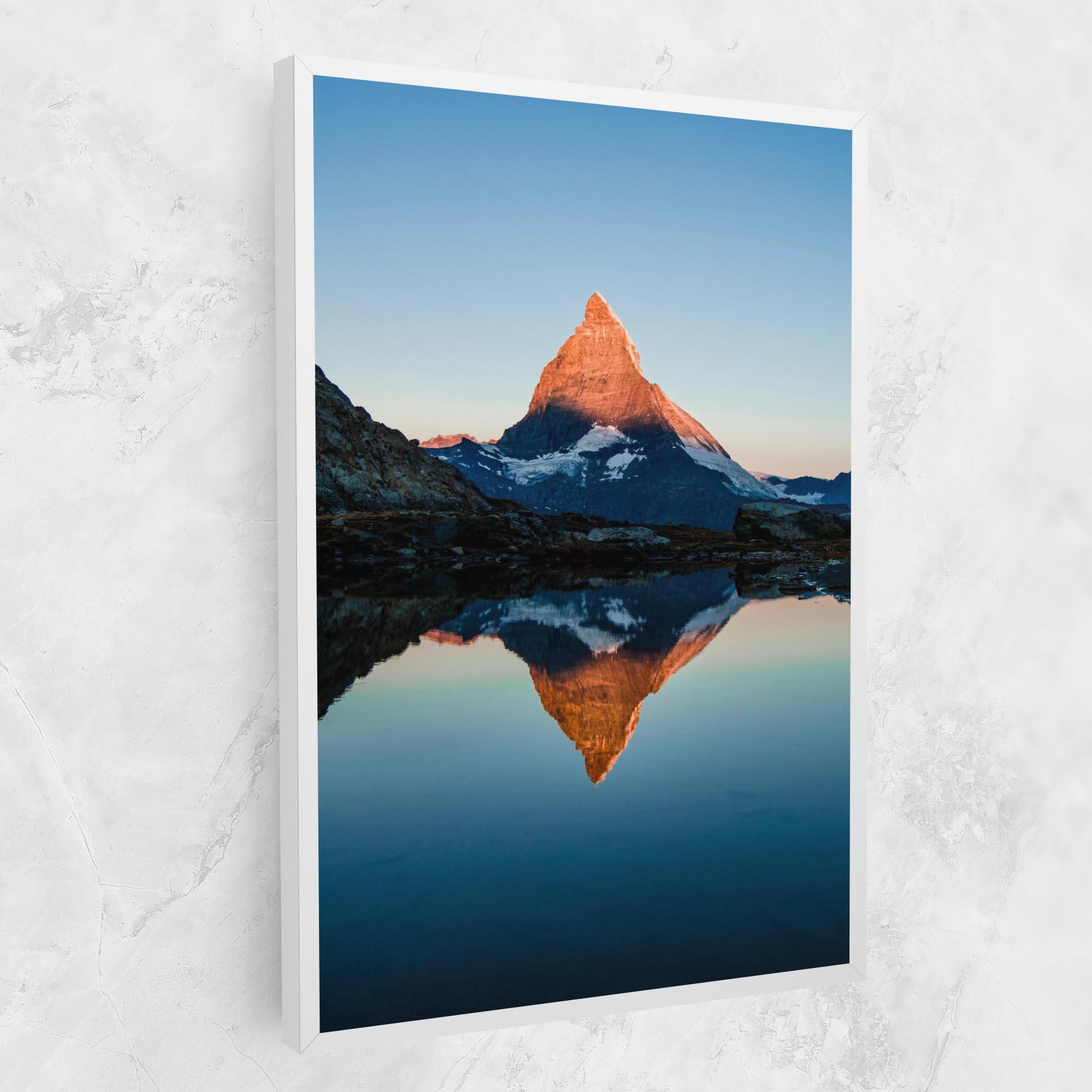Leinwandbild Mirror Mountain mockup 1