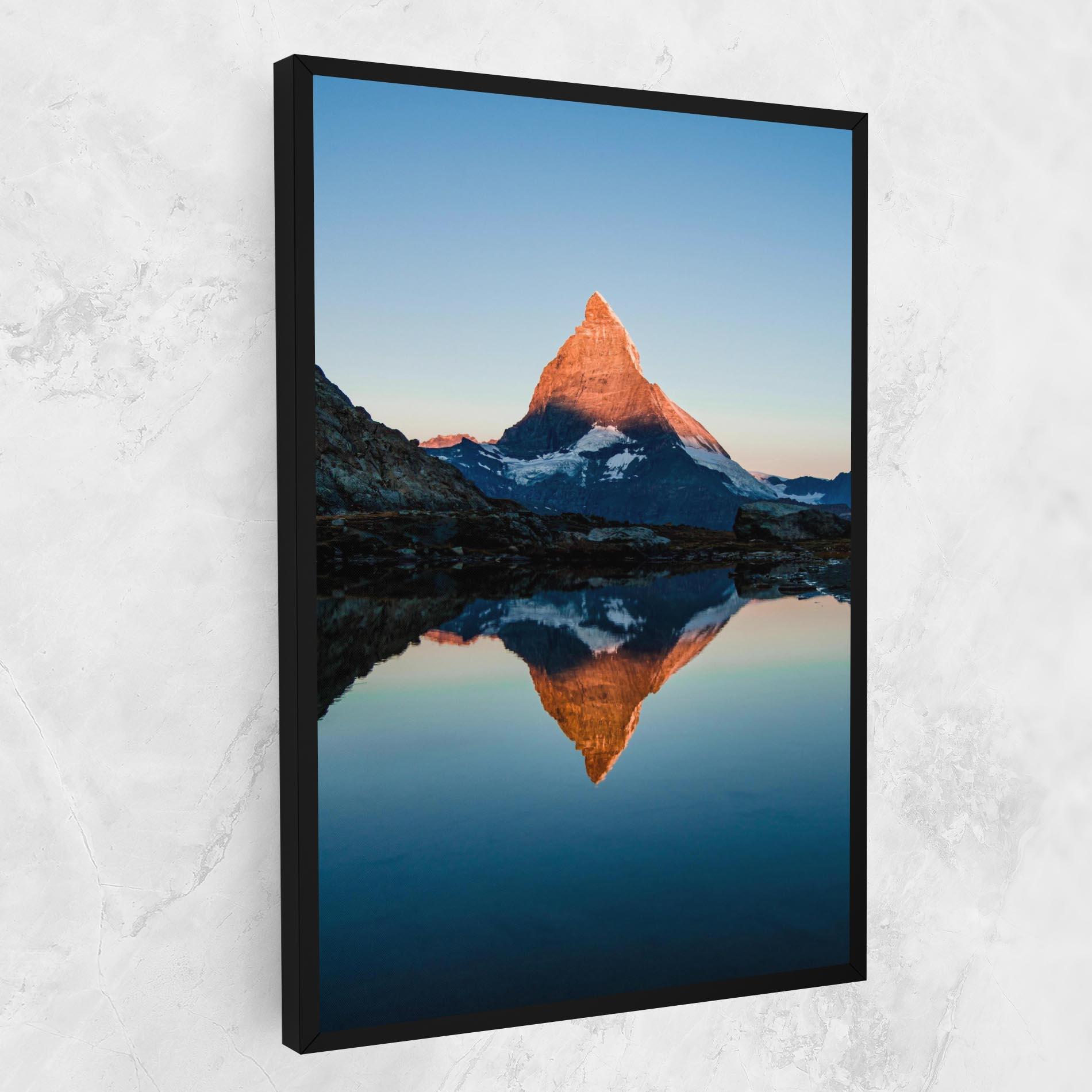 Leinwandbild Mirror Mountain mockup 1