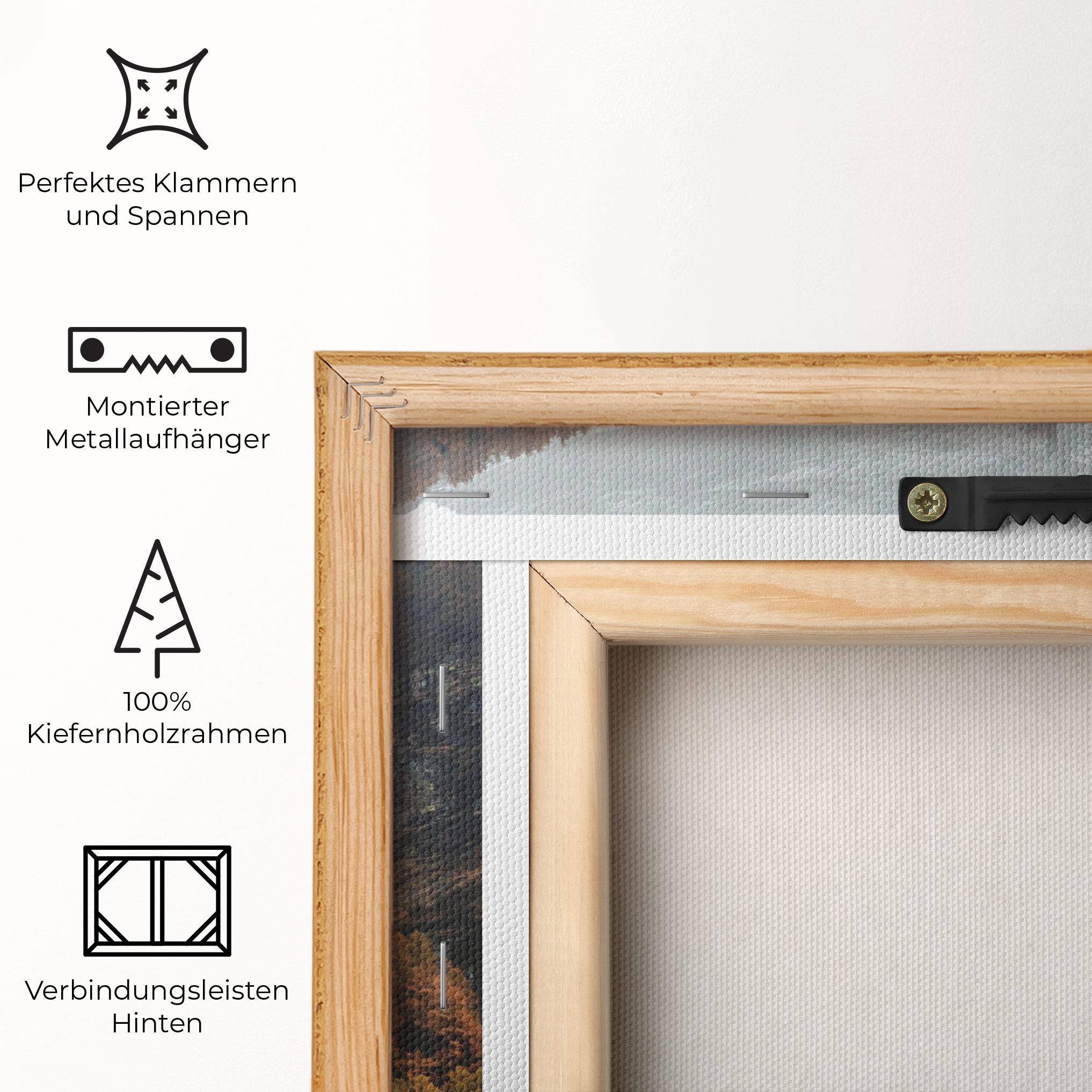 Leinwandbild Autumn Mountain mockup 5