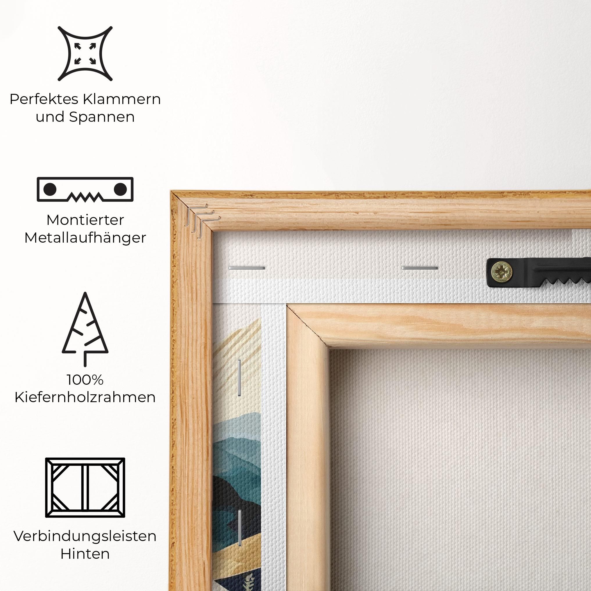 Gold Green Mountain mockup 5