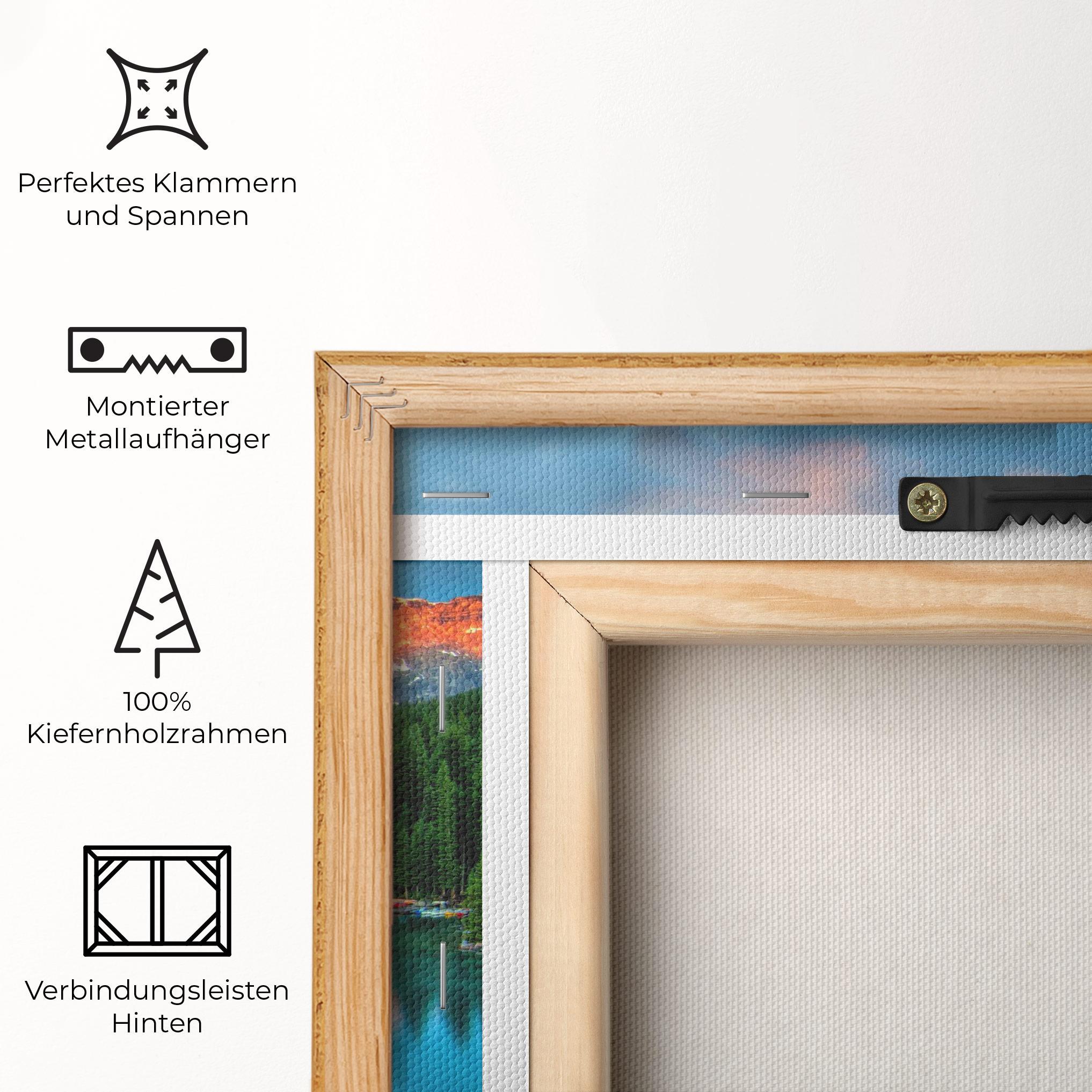 Leinwandbild Lake Reflection mockup 5