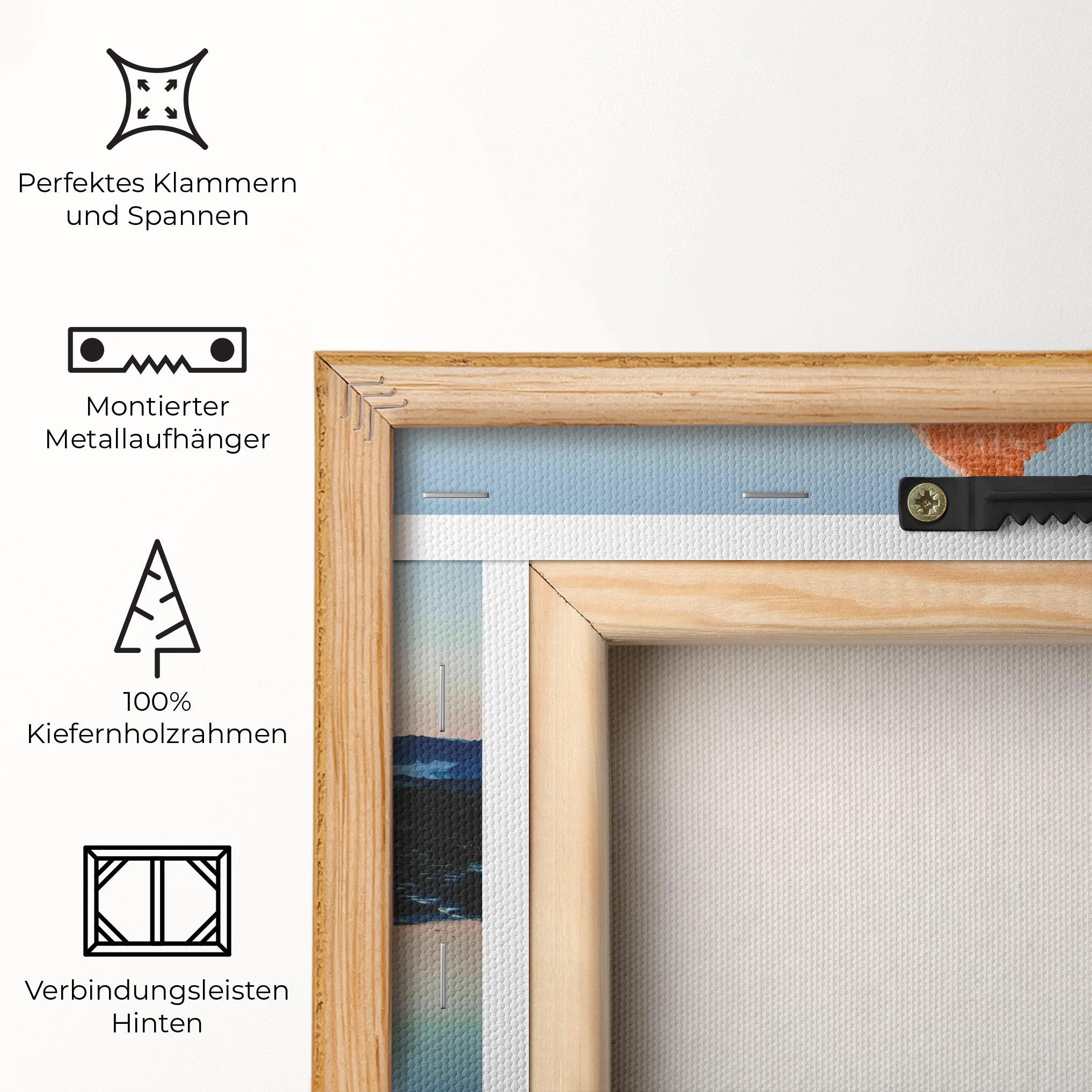 Leinwandbild Mirror Mountain mockup 5