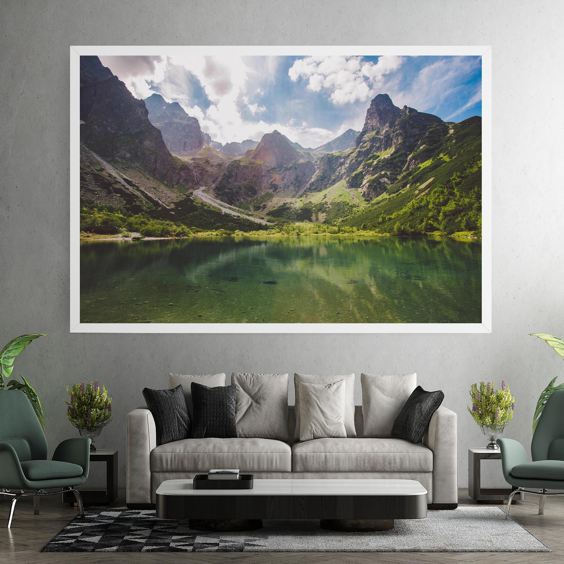 Leinwandbild Green Mountain mockup 7
