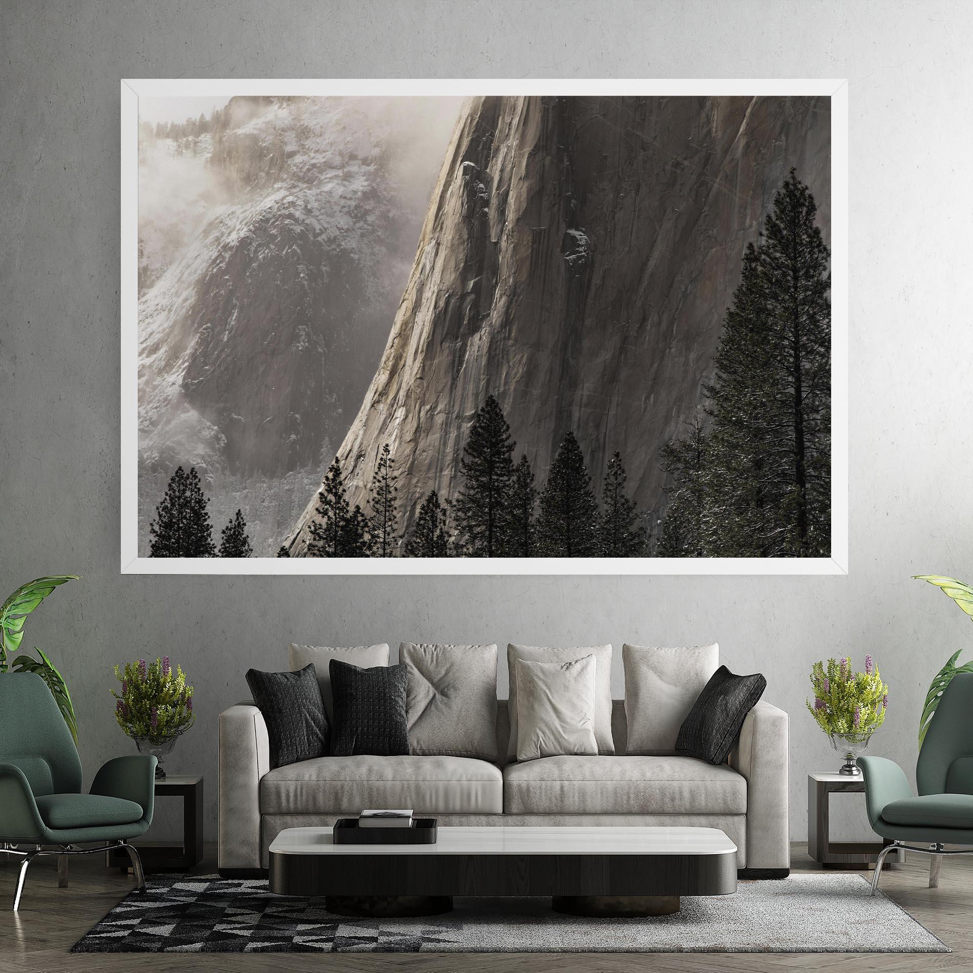 Leinwandbild Green Tree Mountain mockup 7