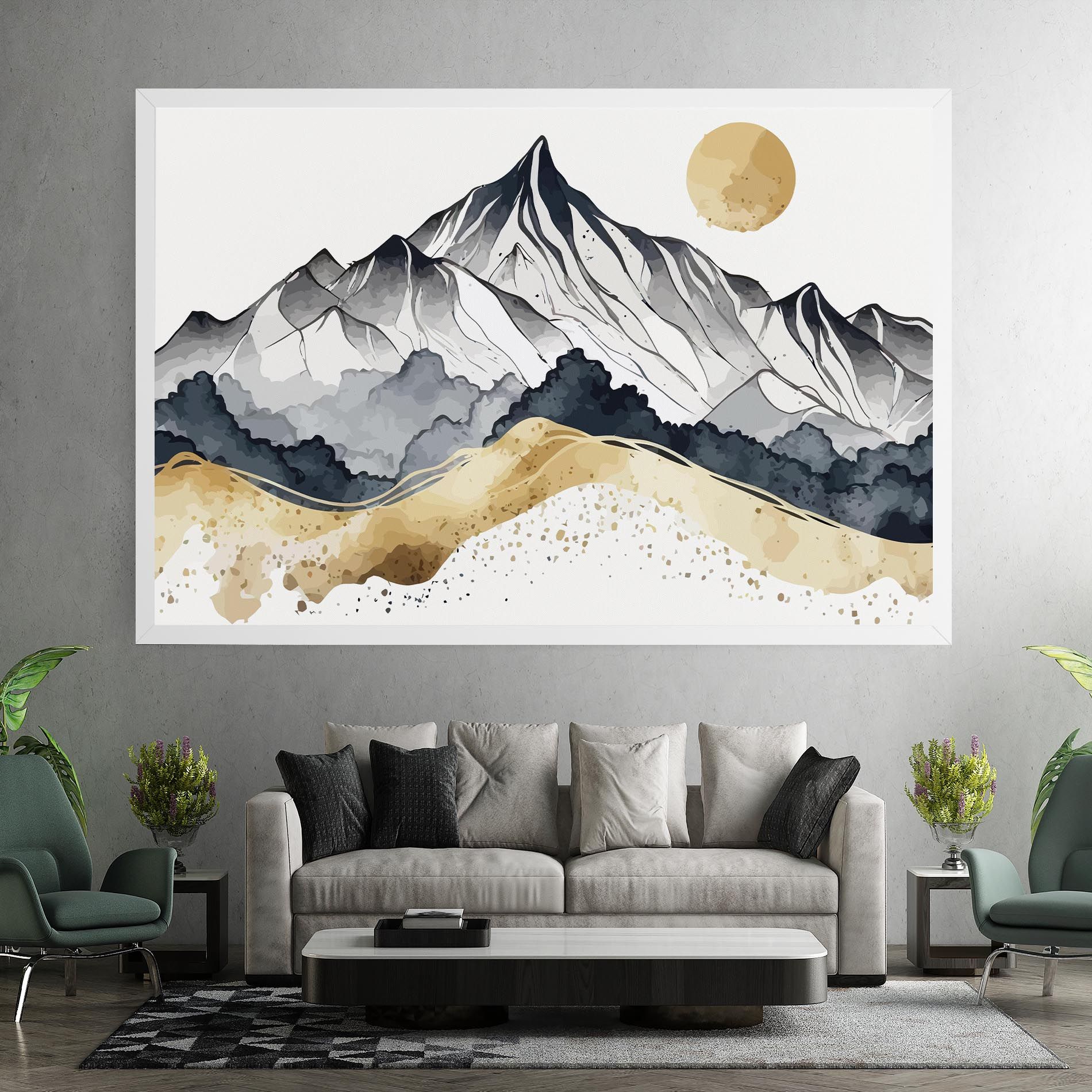 Grey Gold Mountain mockup 7