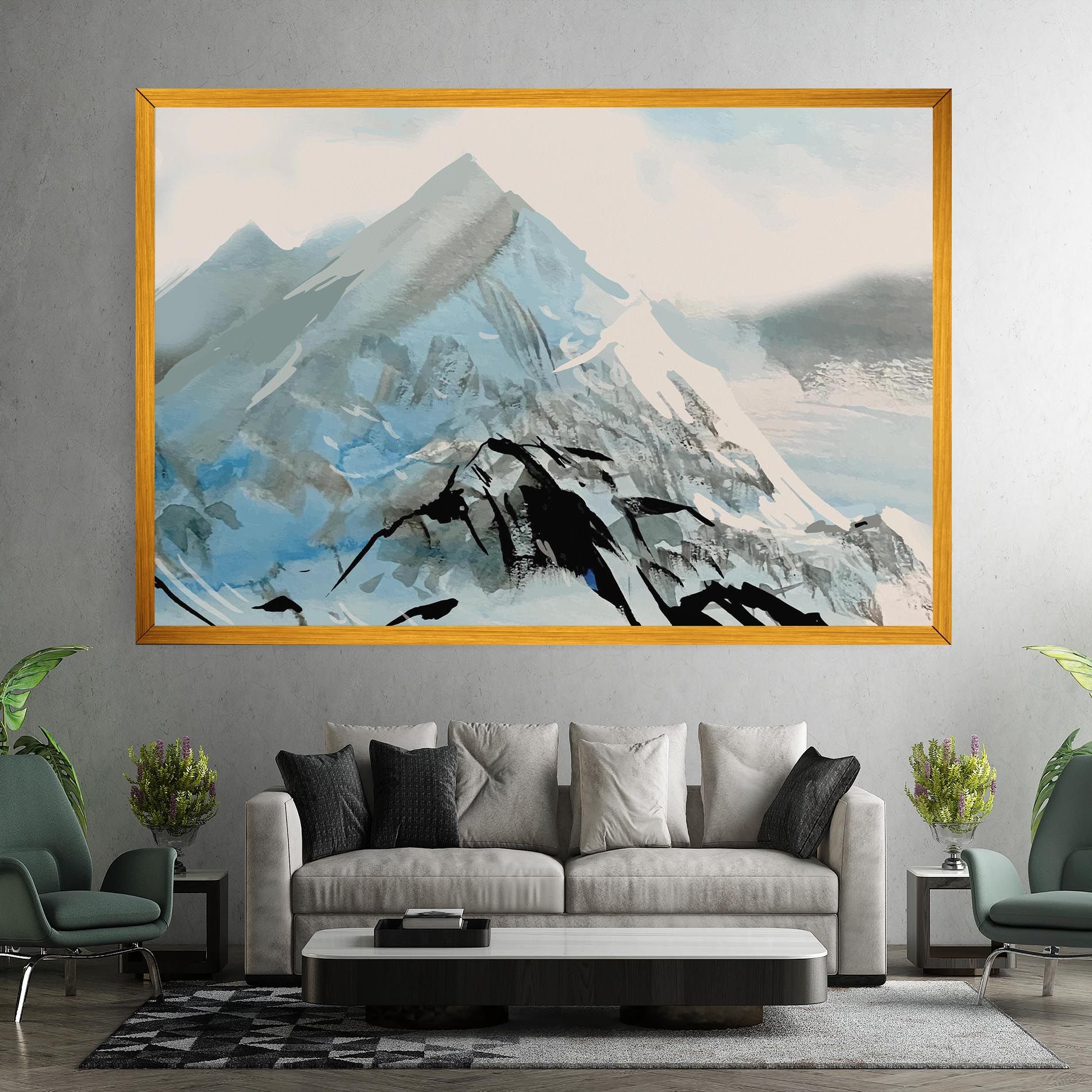 Blue Black Mountain mockup 7