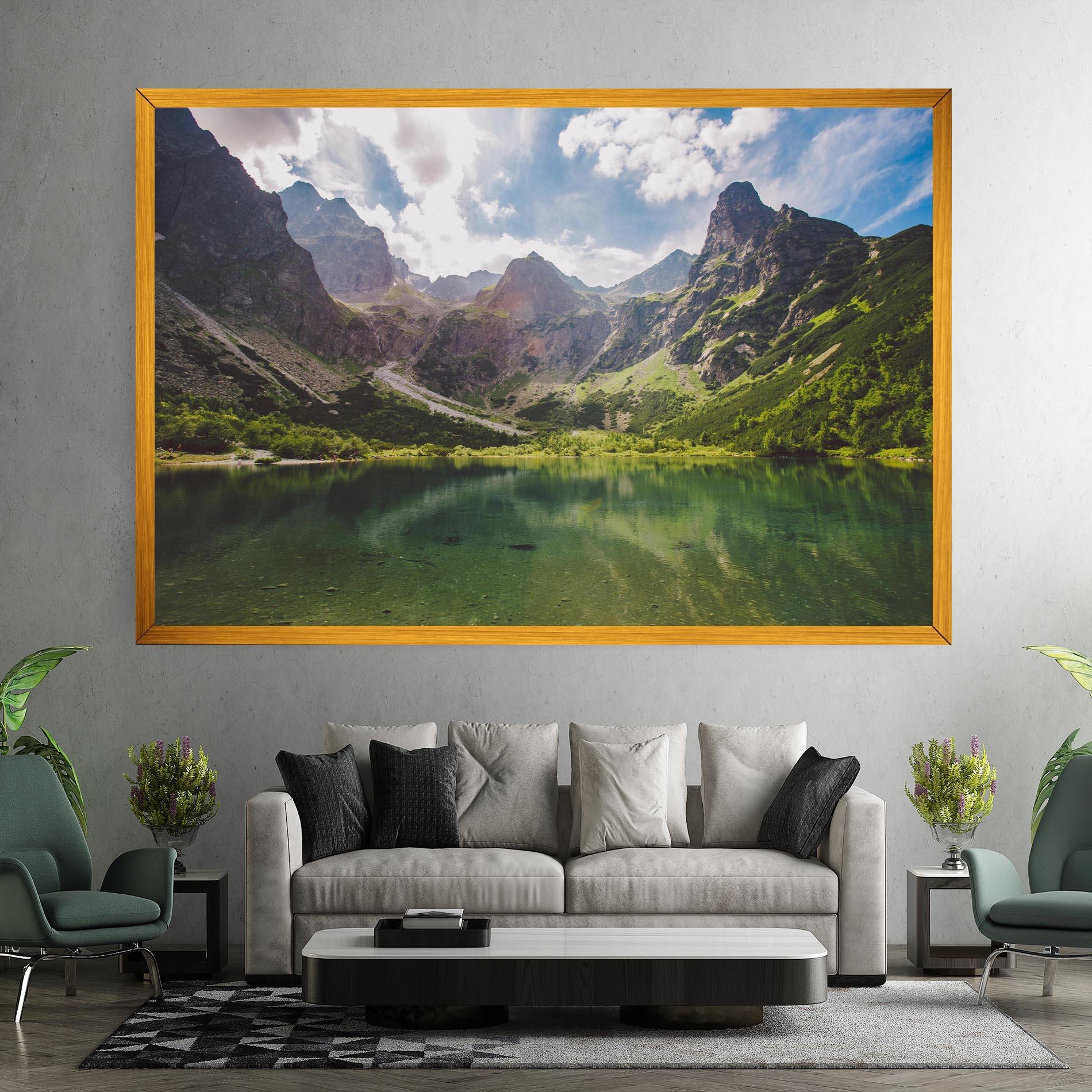 Leinwandbild Green Mountain mockup 7