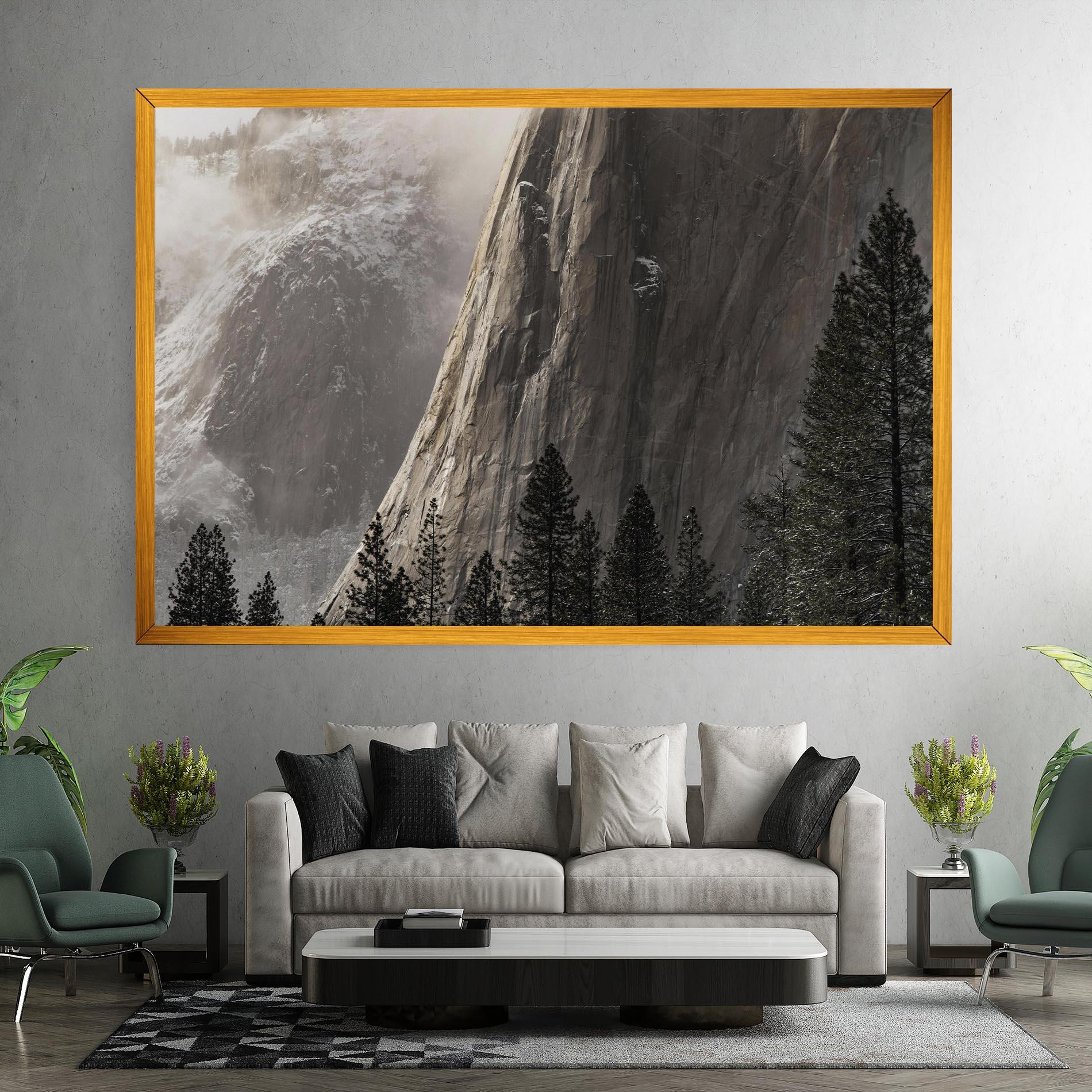 Leinwandbild Green Tree Mountain mockup 7