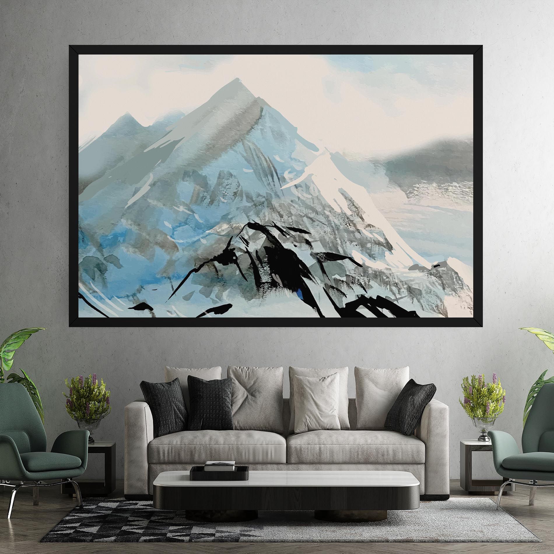 Blue Black Mountain mockup 7
