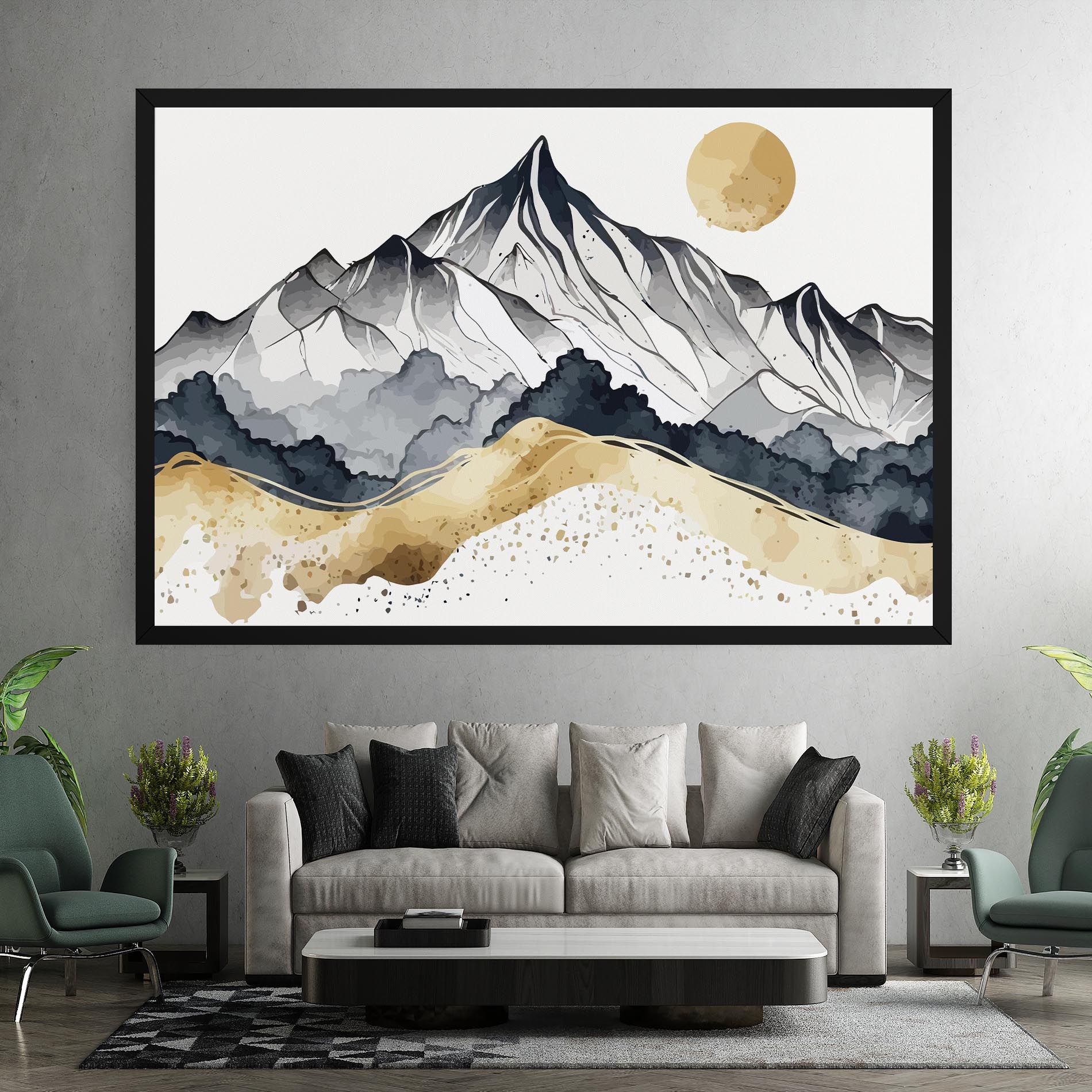 Grey Gold Mountain mockup 7
