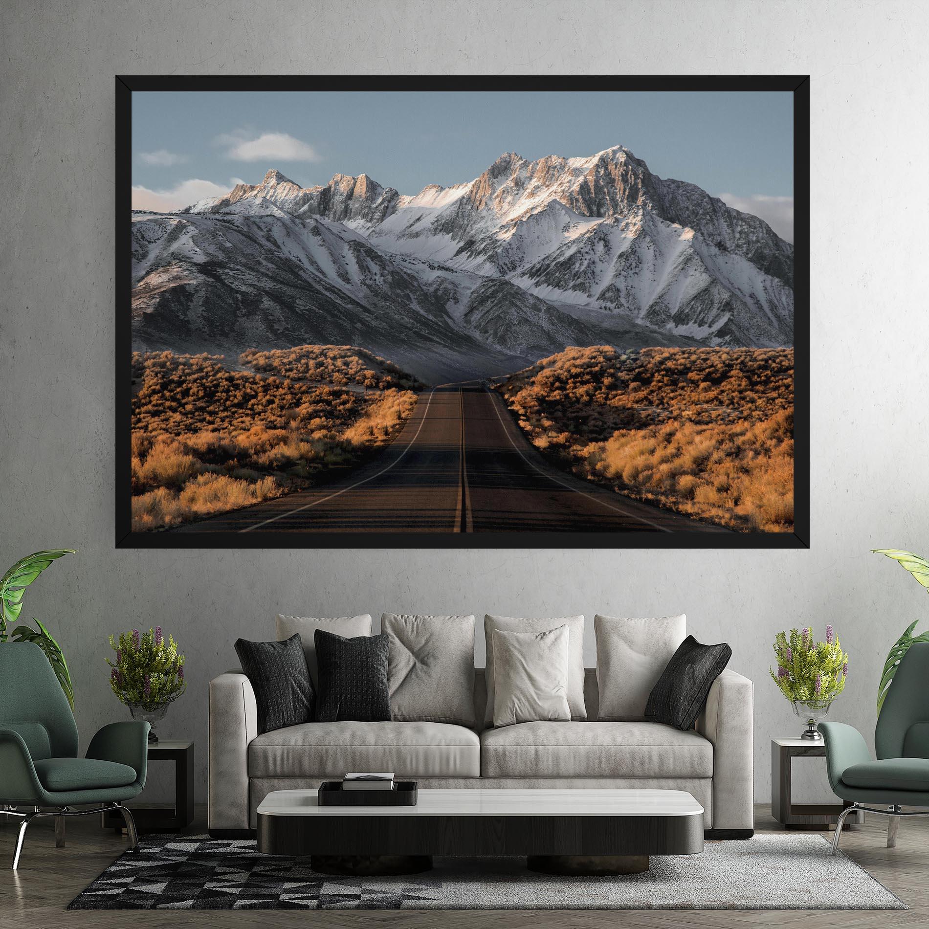 Leinwandbild Nice Mountain Road mockup 7