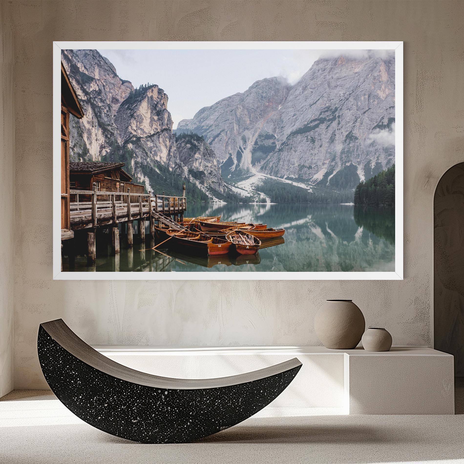 Leinwandbild Cabin Lake mockup 8