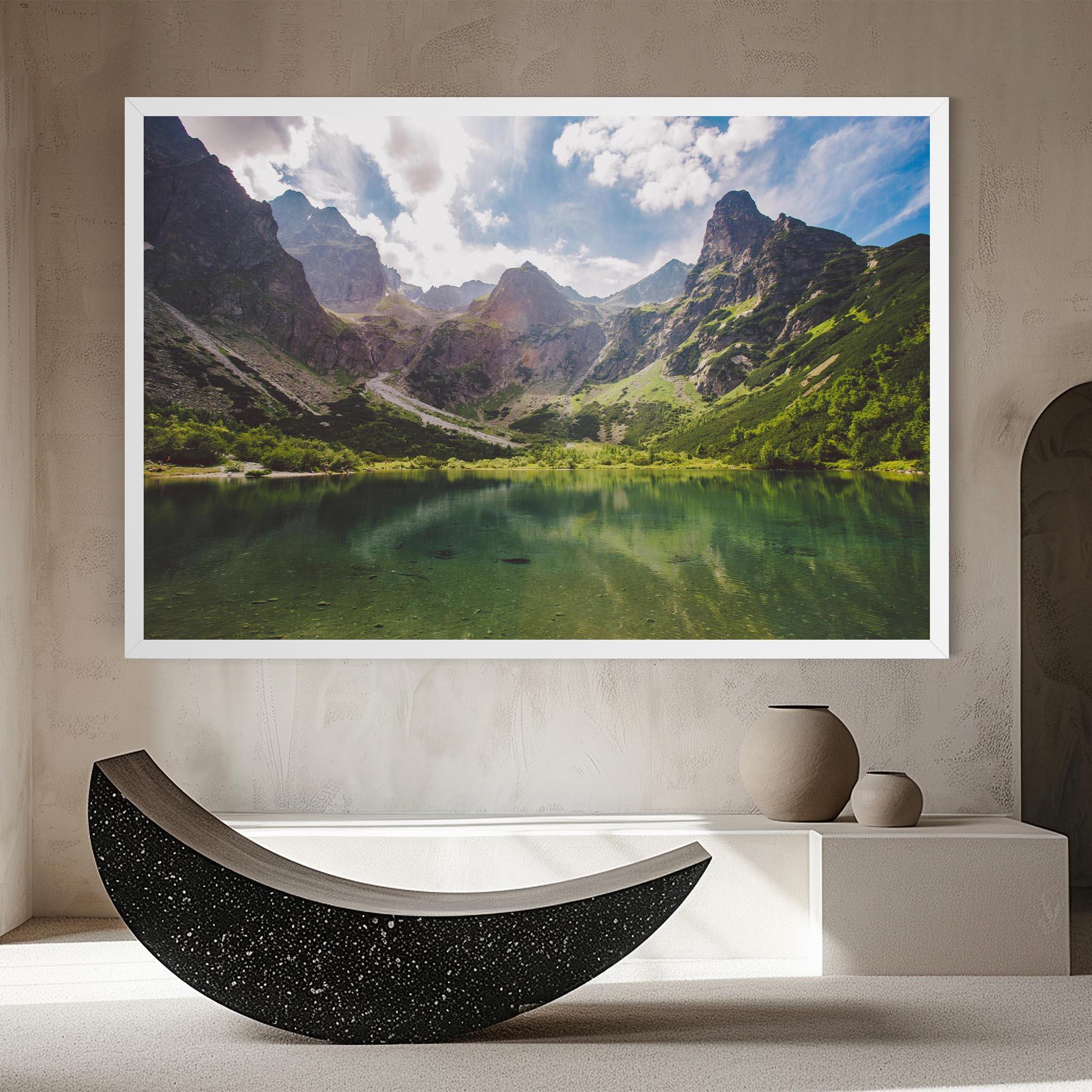 Leinwandbild Green Mountain mockup 8