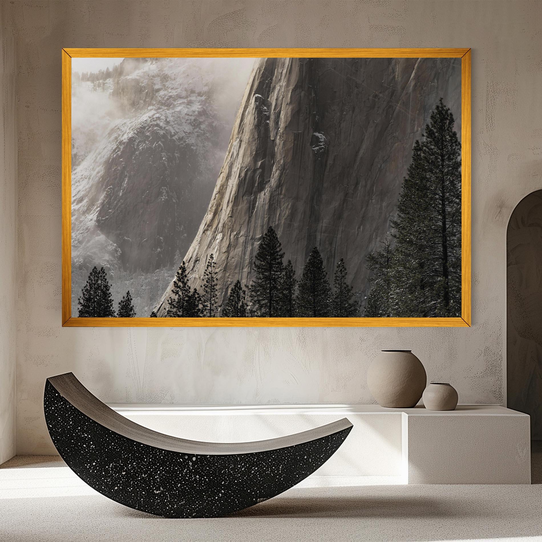 Leinwandbild Green Tree Mountain mockup 8