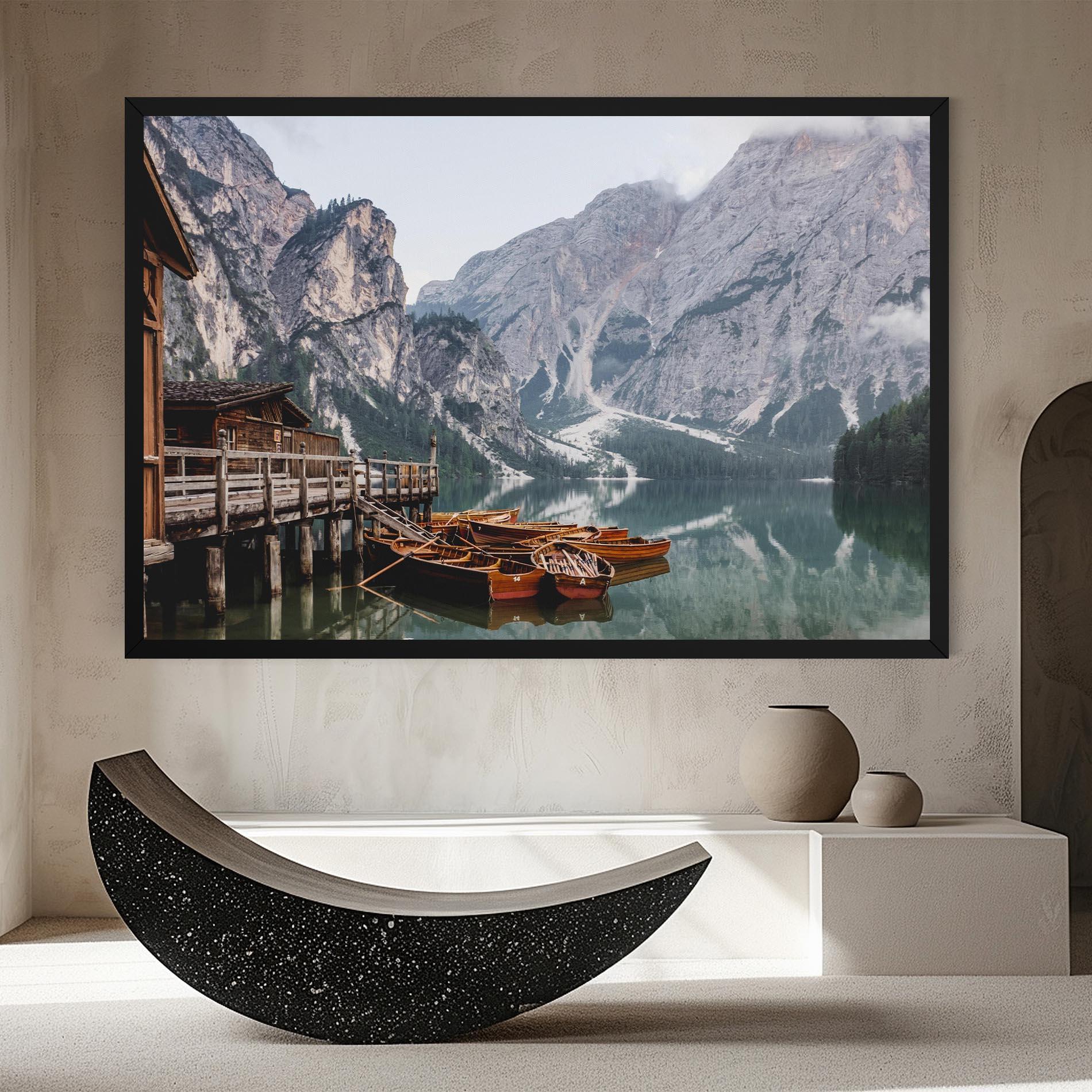 Leinwandbild Cabin Lake mockup 8