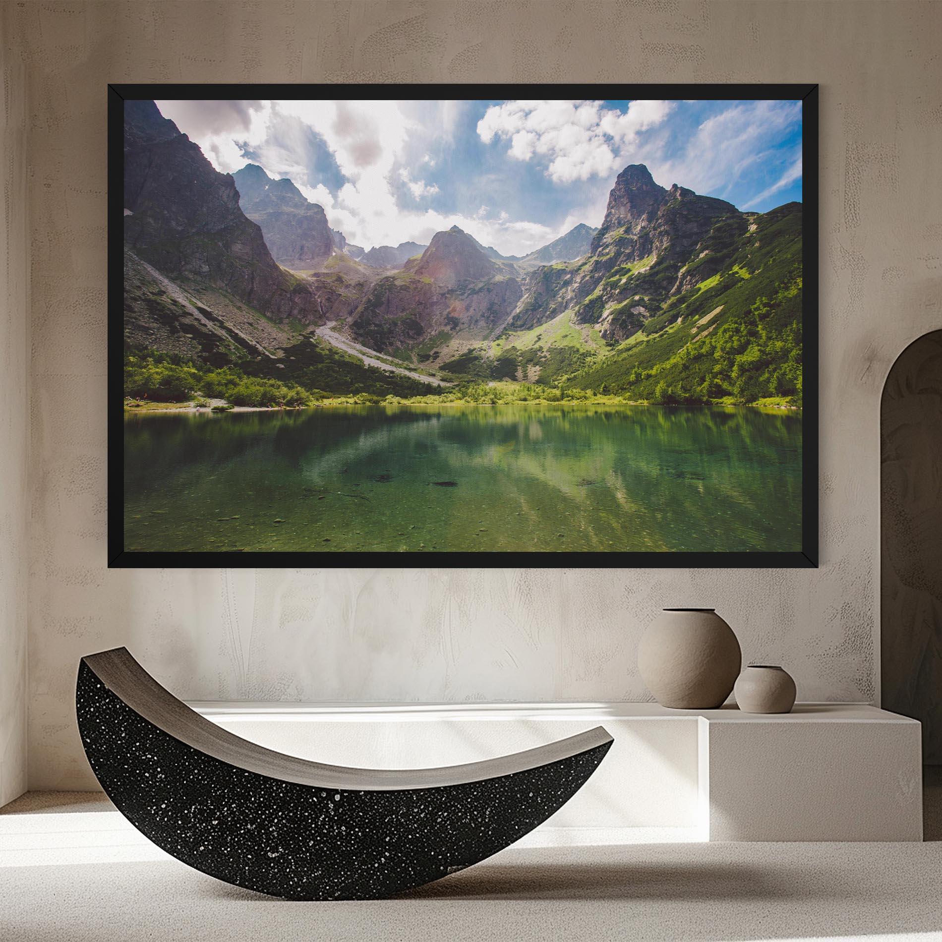 Leinwandbild Green Mountain mockup 8