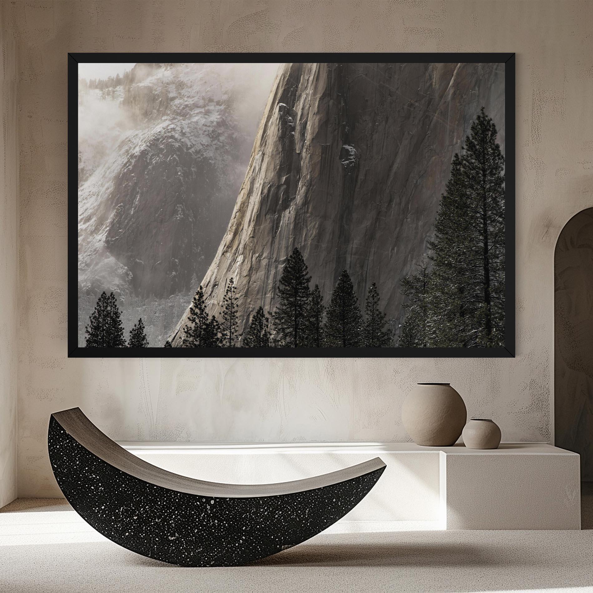 Leinwandbild Green Tree Mountain mockup 8