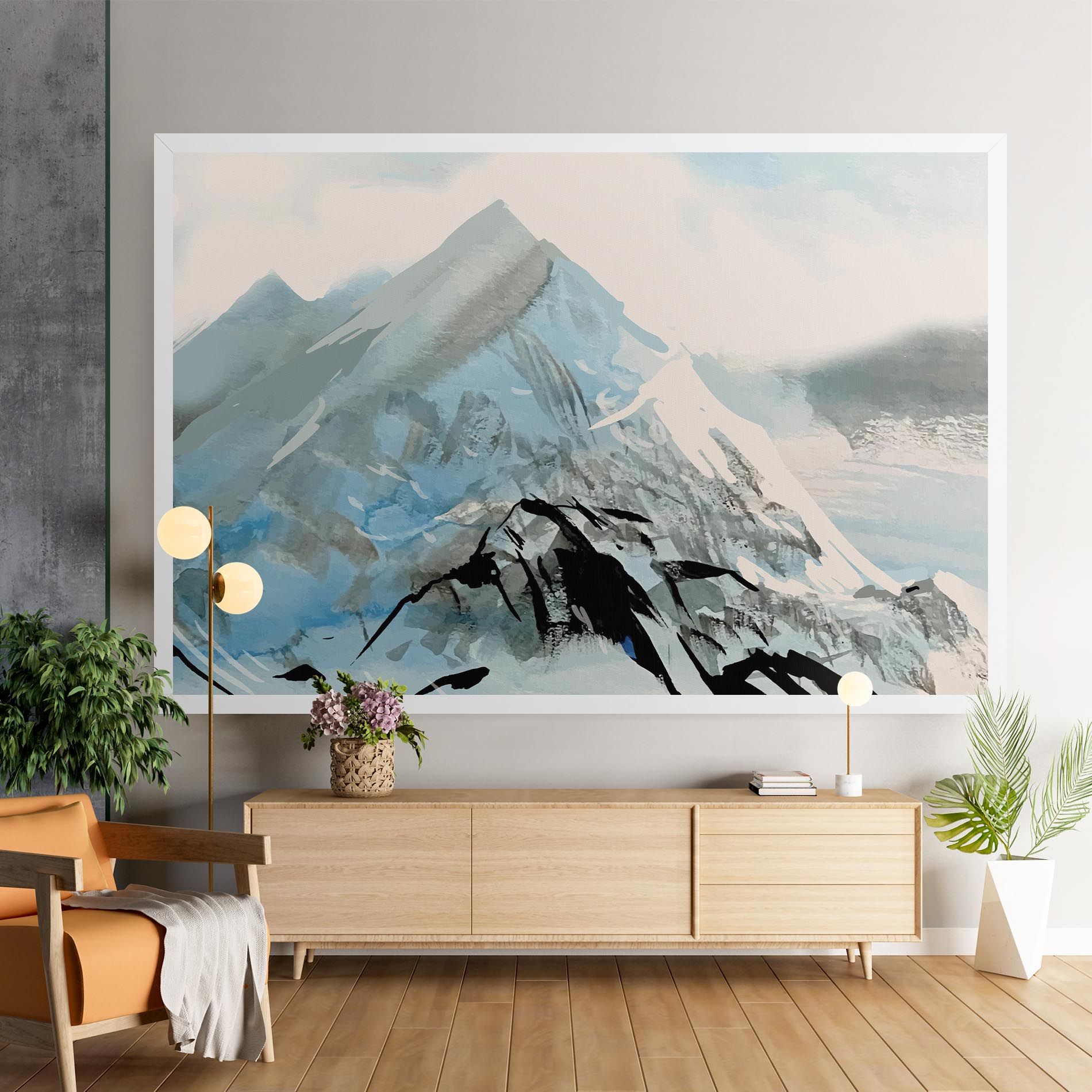 Blue Black Mountain mockup 9