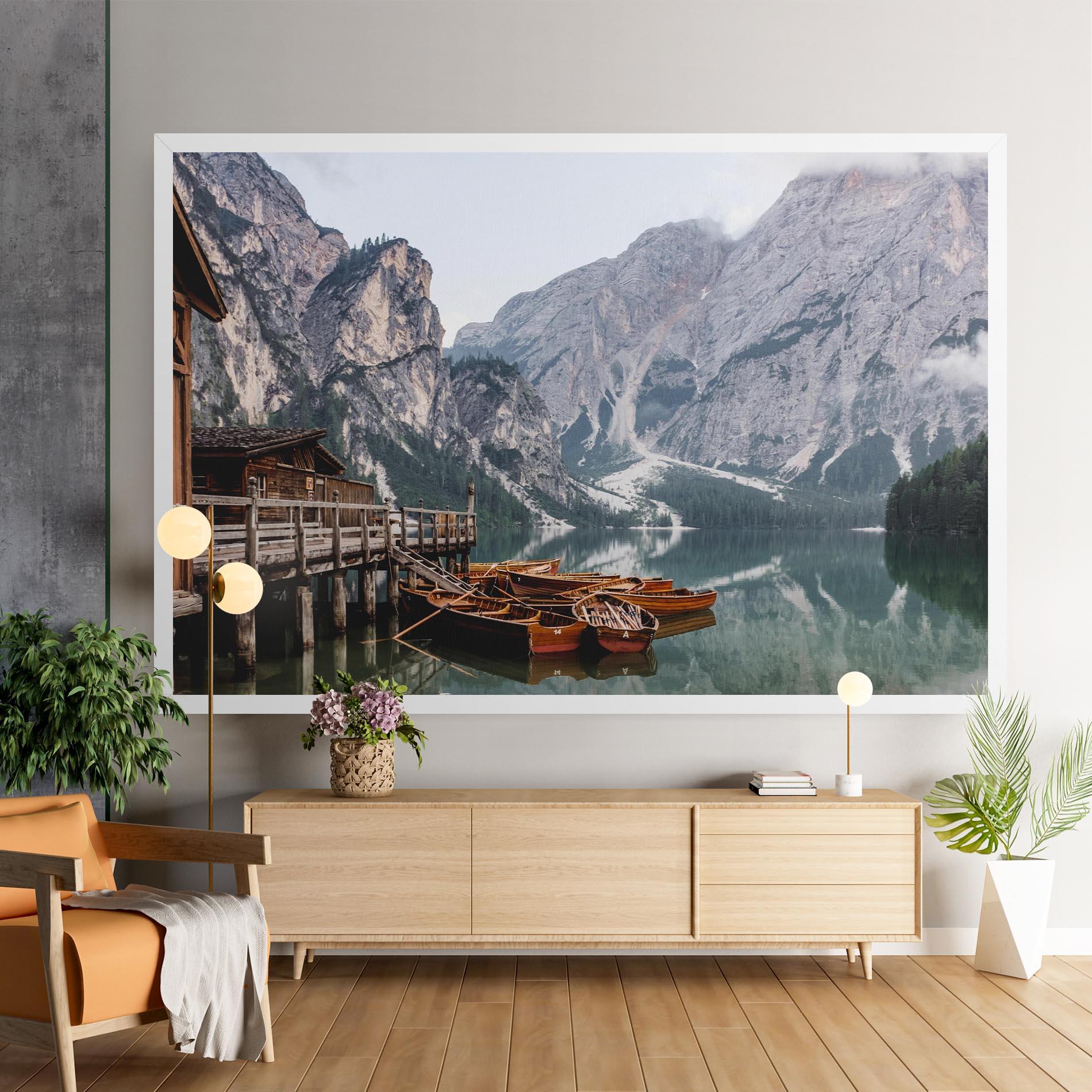 Leinwandbild Cabin Lake mockup 9