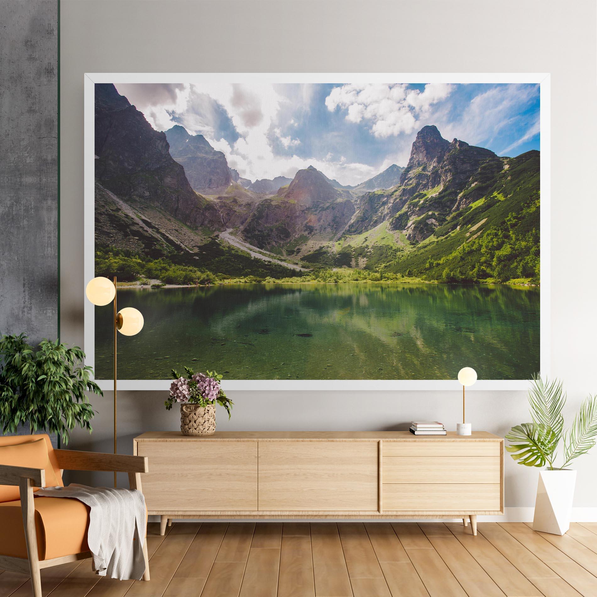 Leinwandbild Green Mountain mockup 9