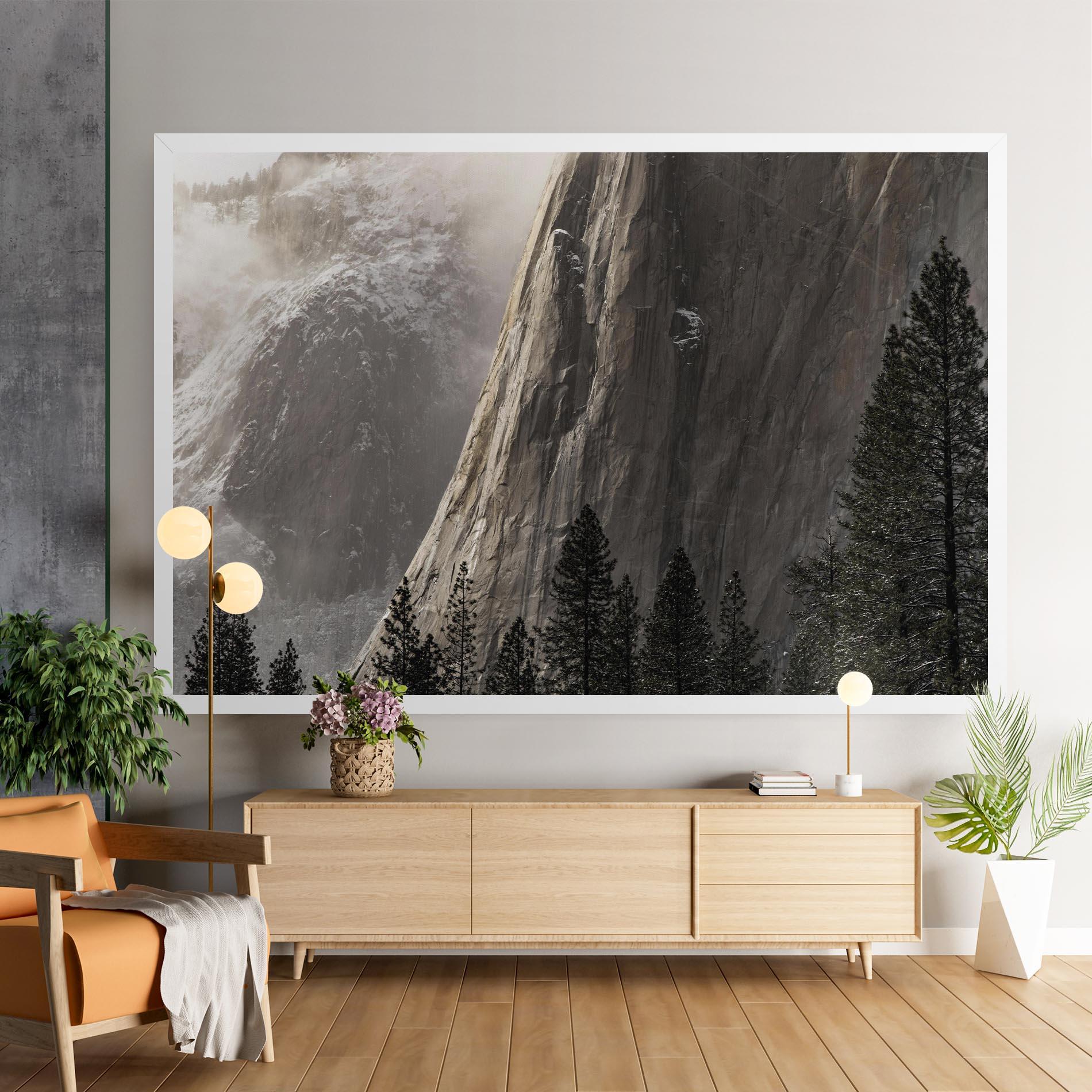 Leinwandbild Green Tree Mountain mockup 9