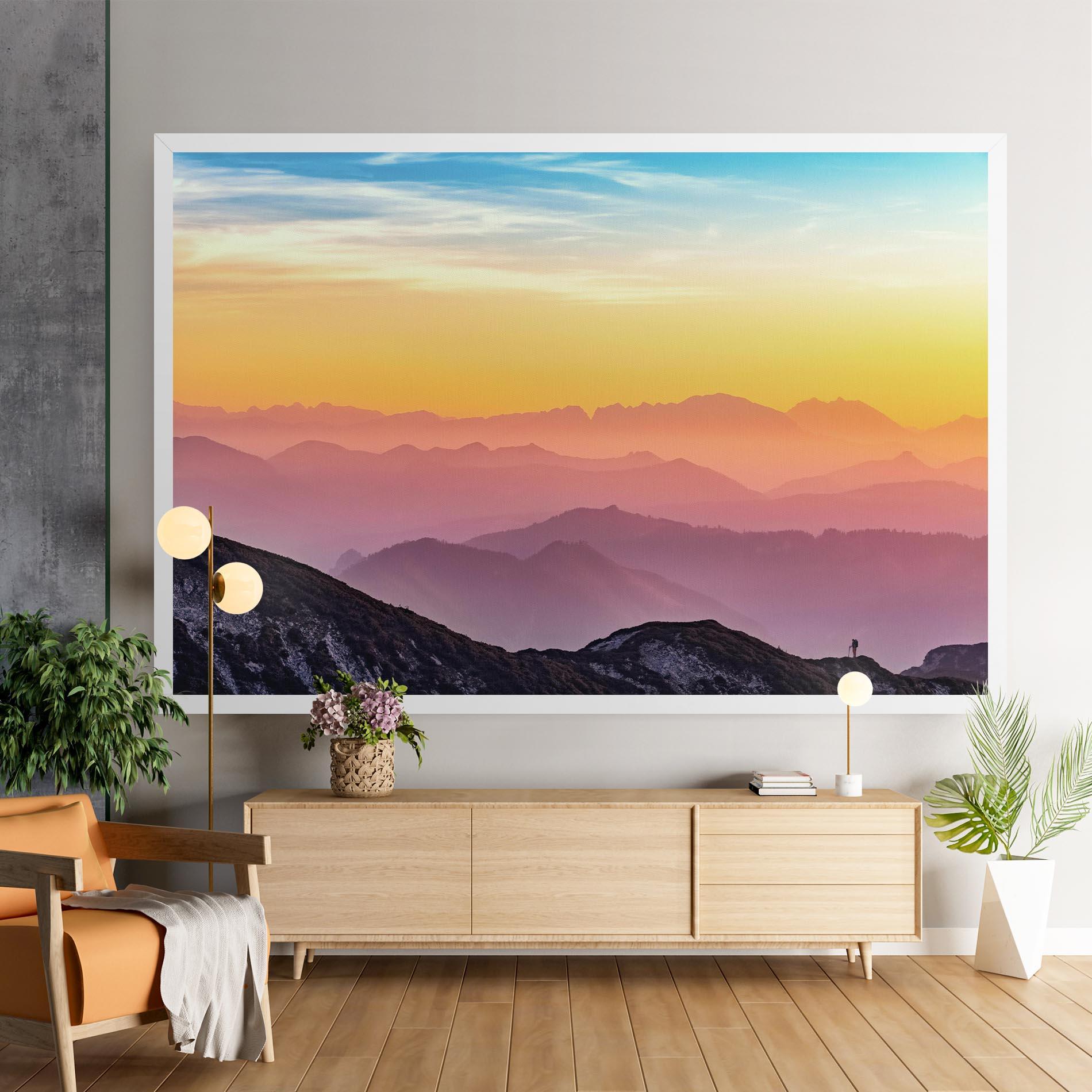 Leinwandbild Pink Mist mockup 9