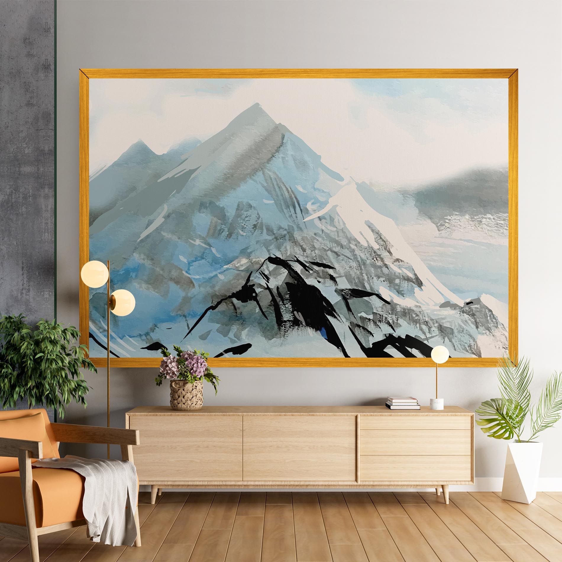 Blue Black Mountain mockup 9