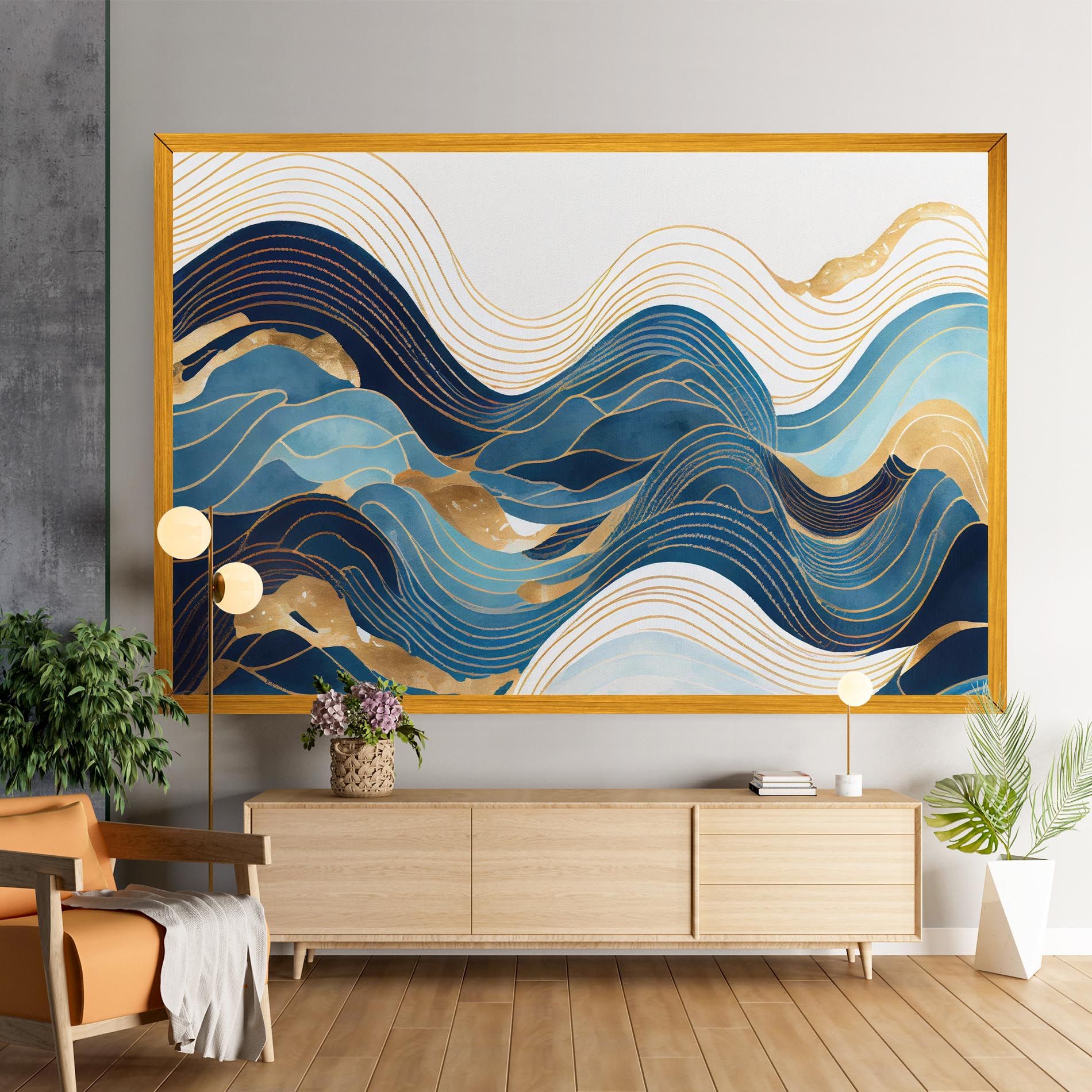 Blue Wave Mountain mockup 9