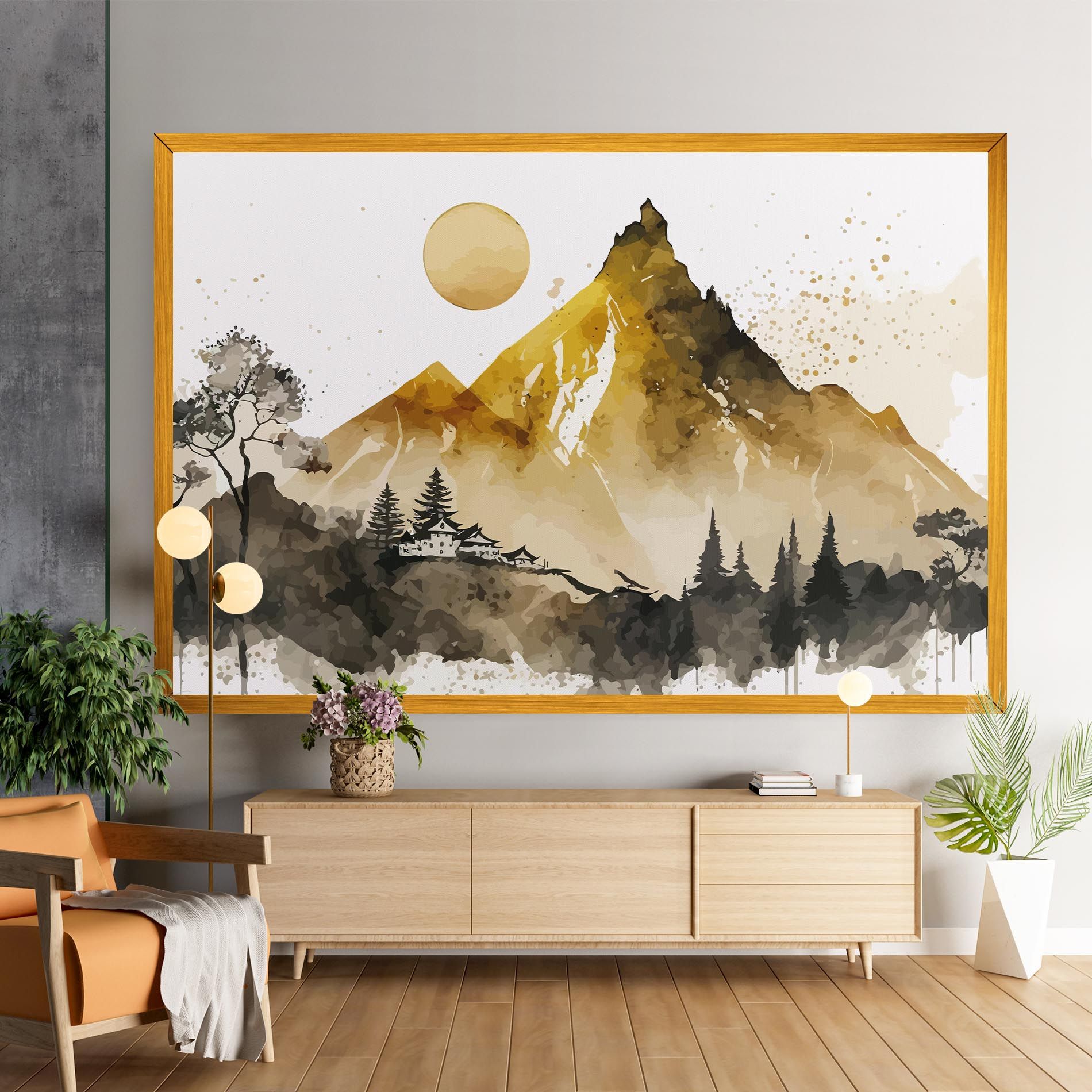 Gold Mountain Art mockup 9
