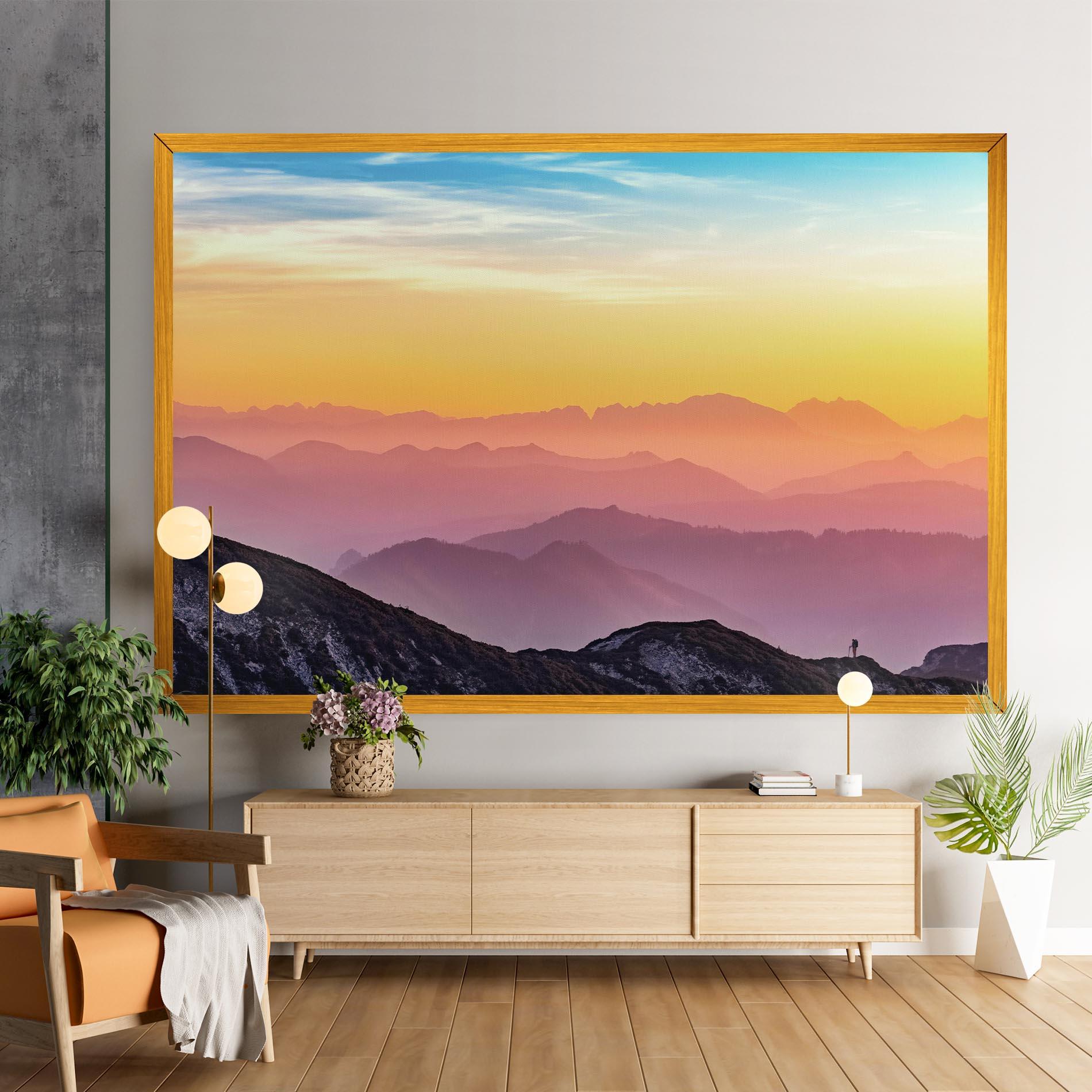 Leinwandbild Pink Mist mockup 9