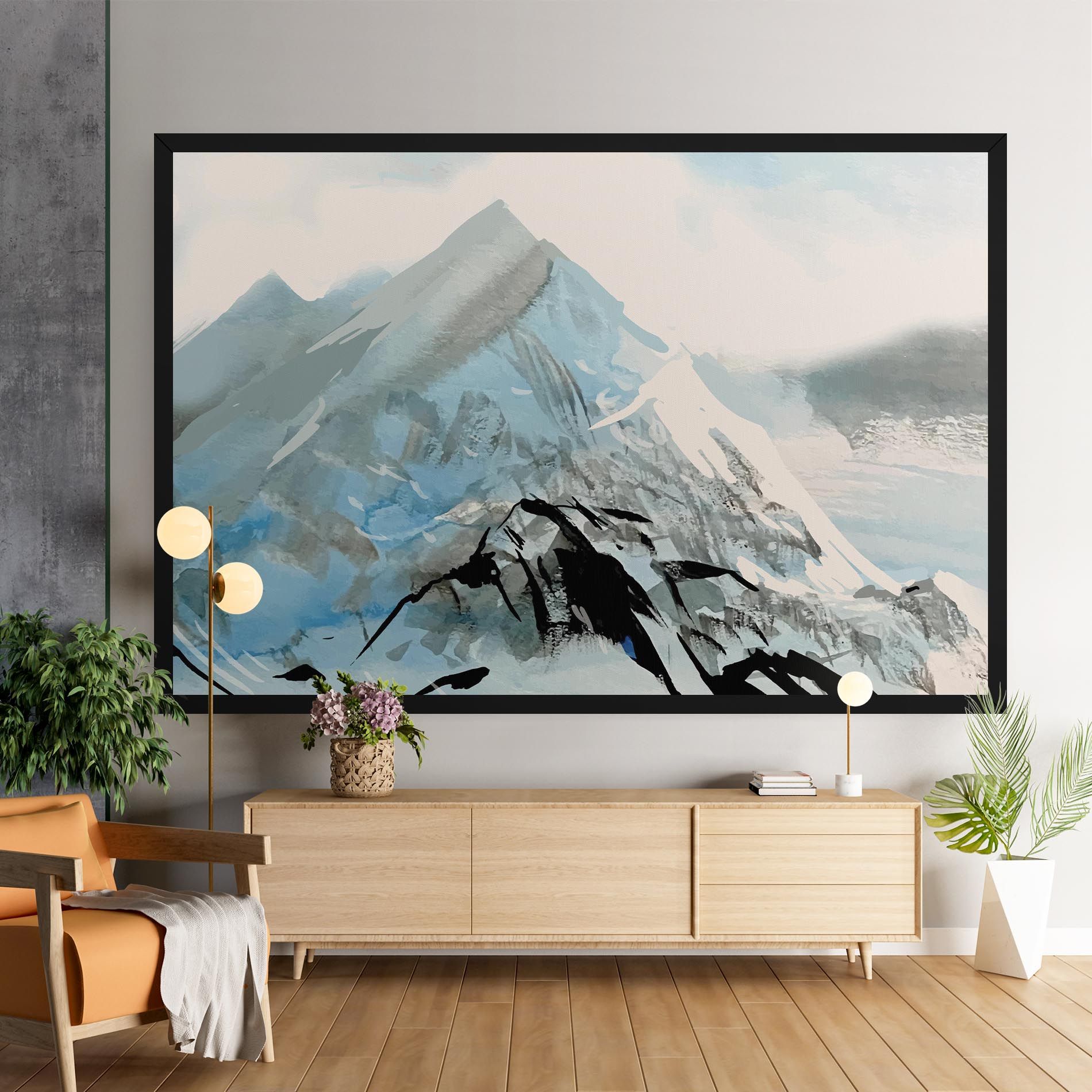 Blue Black Mountain mockup 9