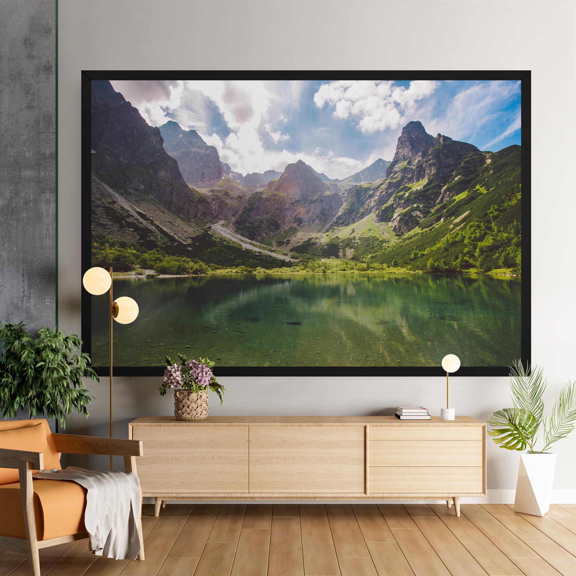 Leinwandbild Green Mountain mockup 9